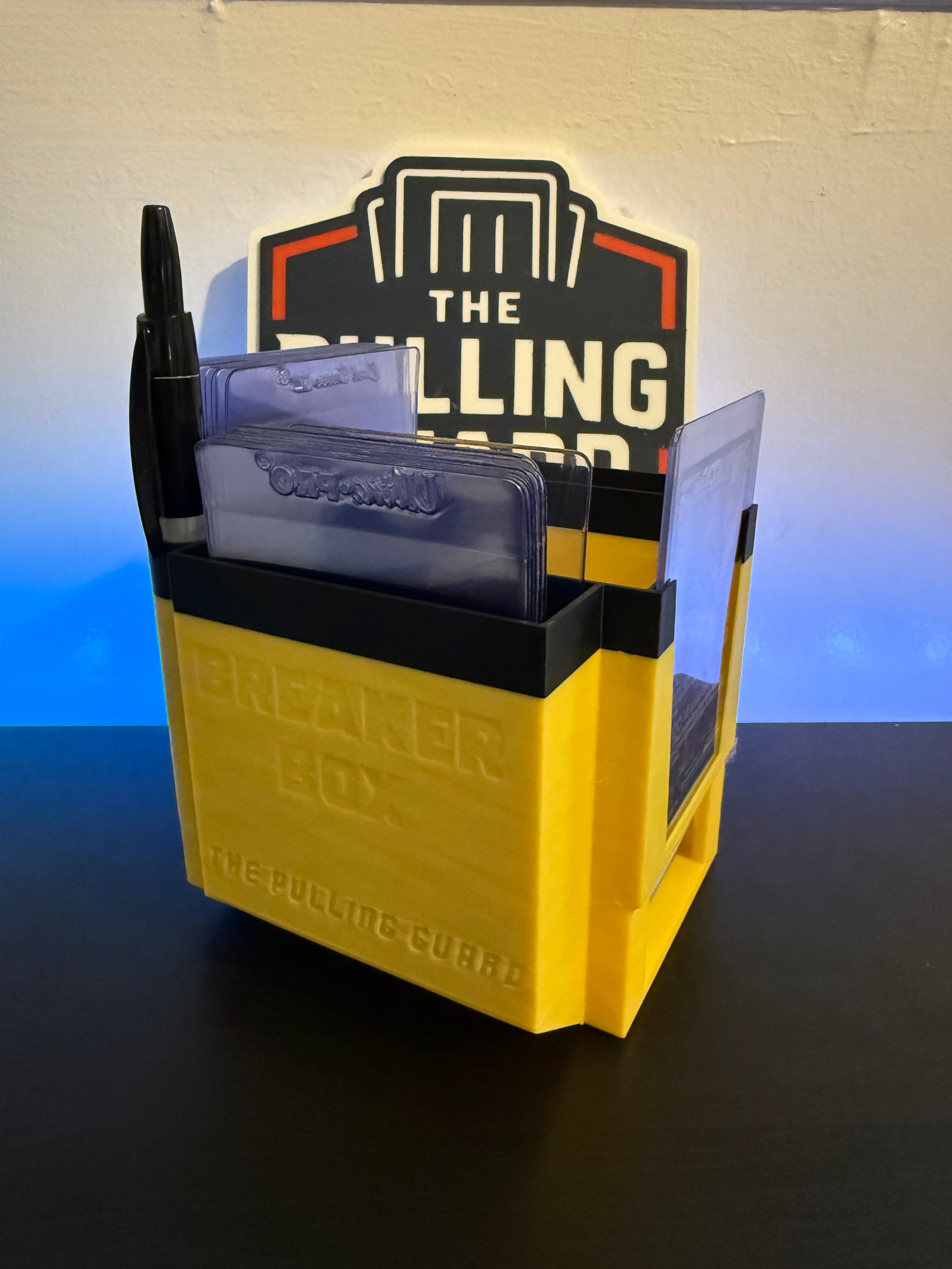 The Breaker Box v 2.0 - Submission Top Loader, Team Bag, Penny Sleeve, and Top Loader Organizer  - The Pulling Guard - Compact Storage Solution - Perfect for Team Packs and Magnetic Protectors (Copy)