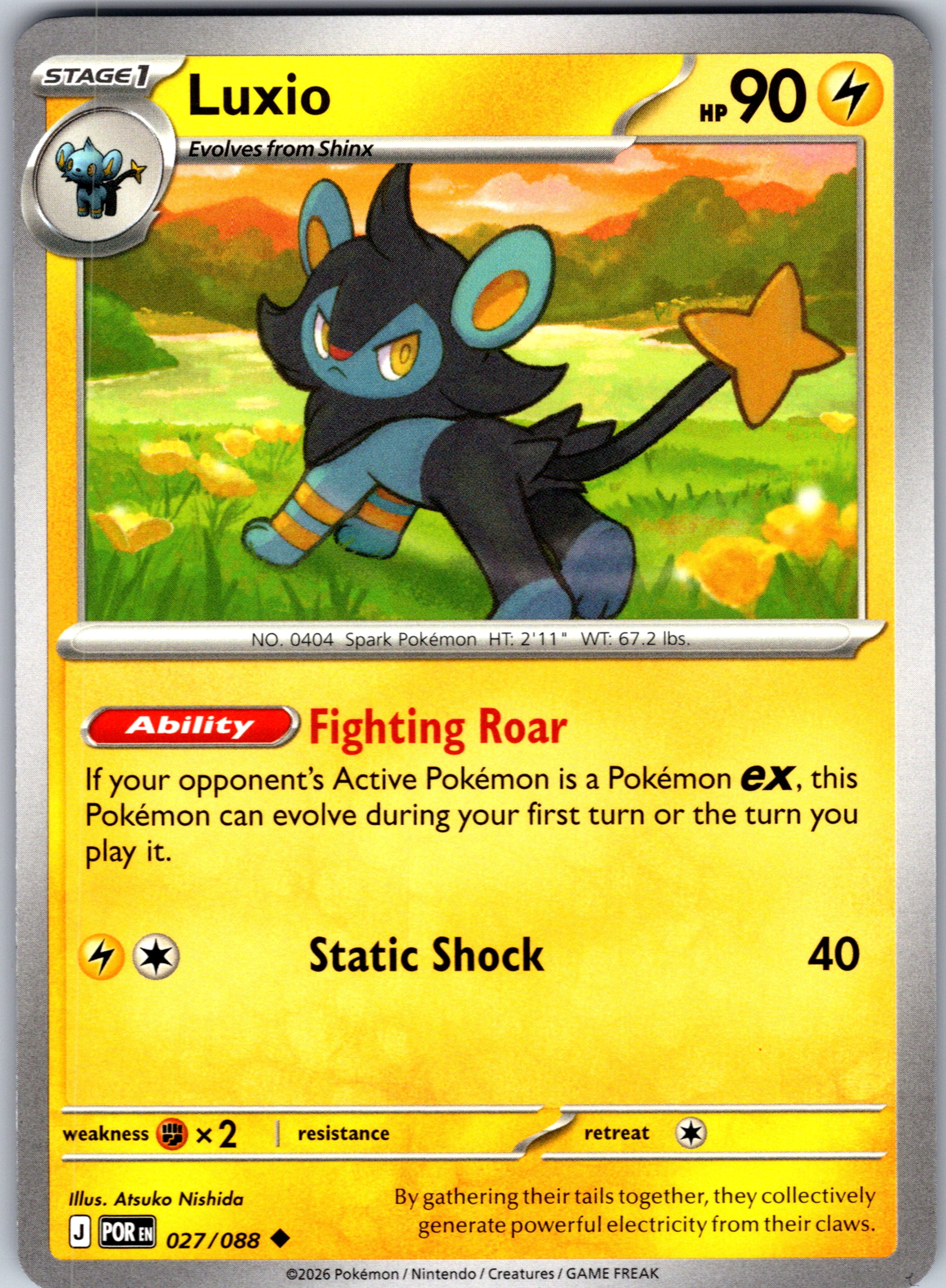 Luxio #027/088 ME03: Perfect Order Uncommon