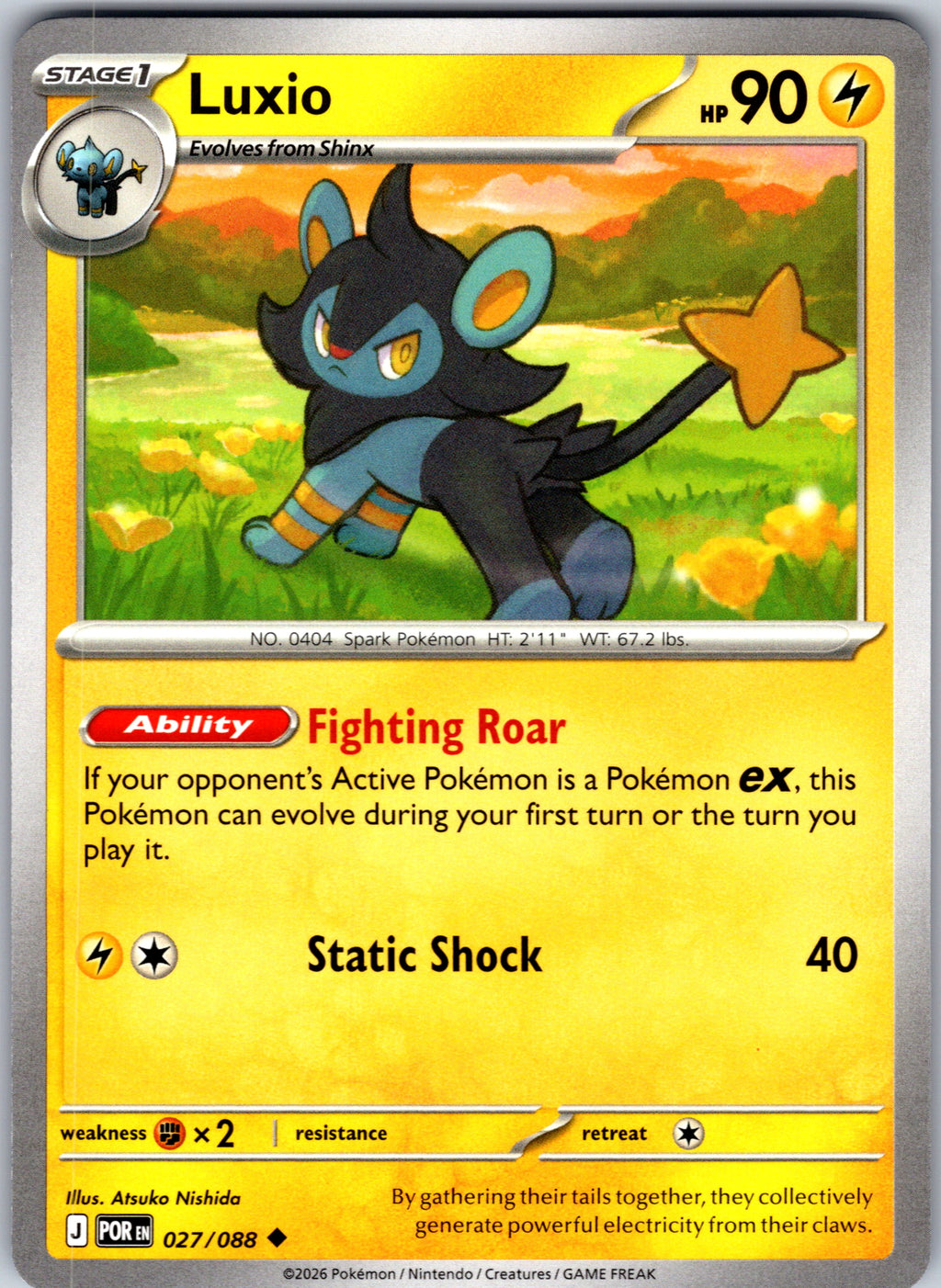 Luxio #027/088 ME03: Perfect Order Uncommon