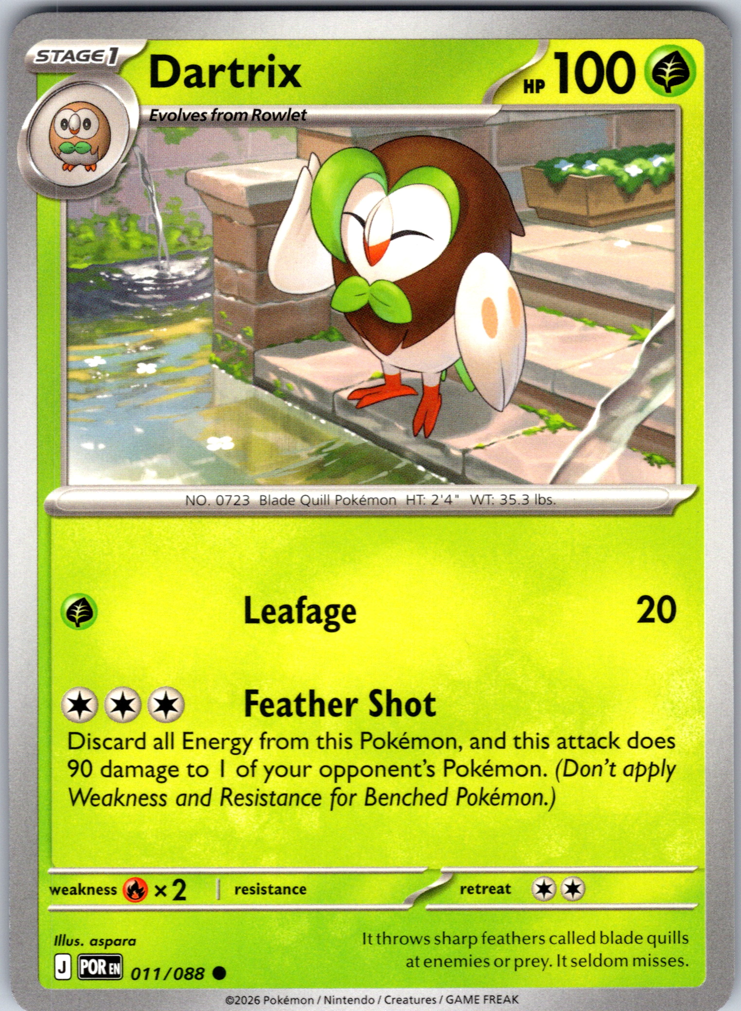 Dartrix #011/088 ME03: Perfect Order Common