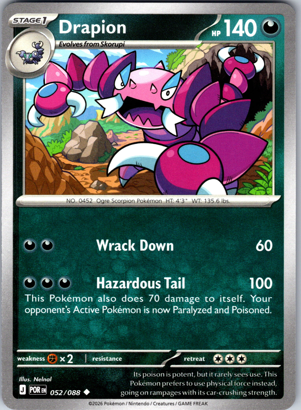 Drapion #052/088 ME03: Perfect Order Uncommon