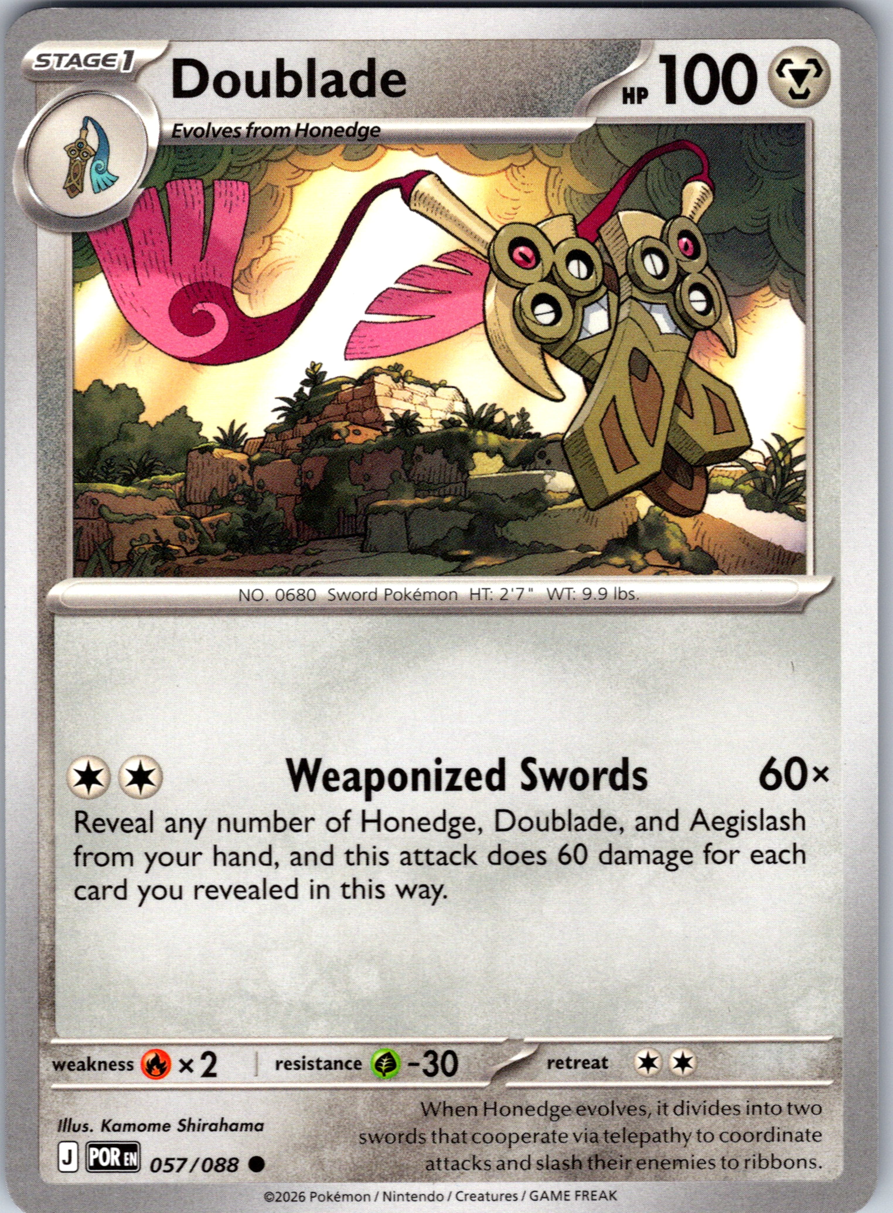 Doublade #057/088 ME03: Perfect Order Common