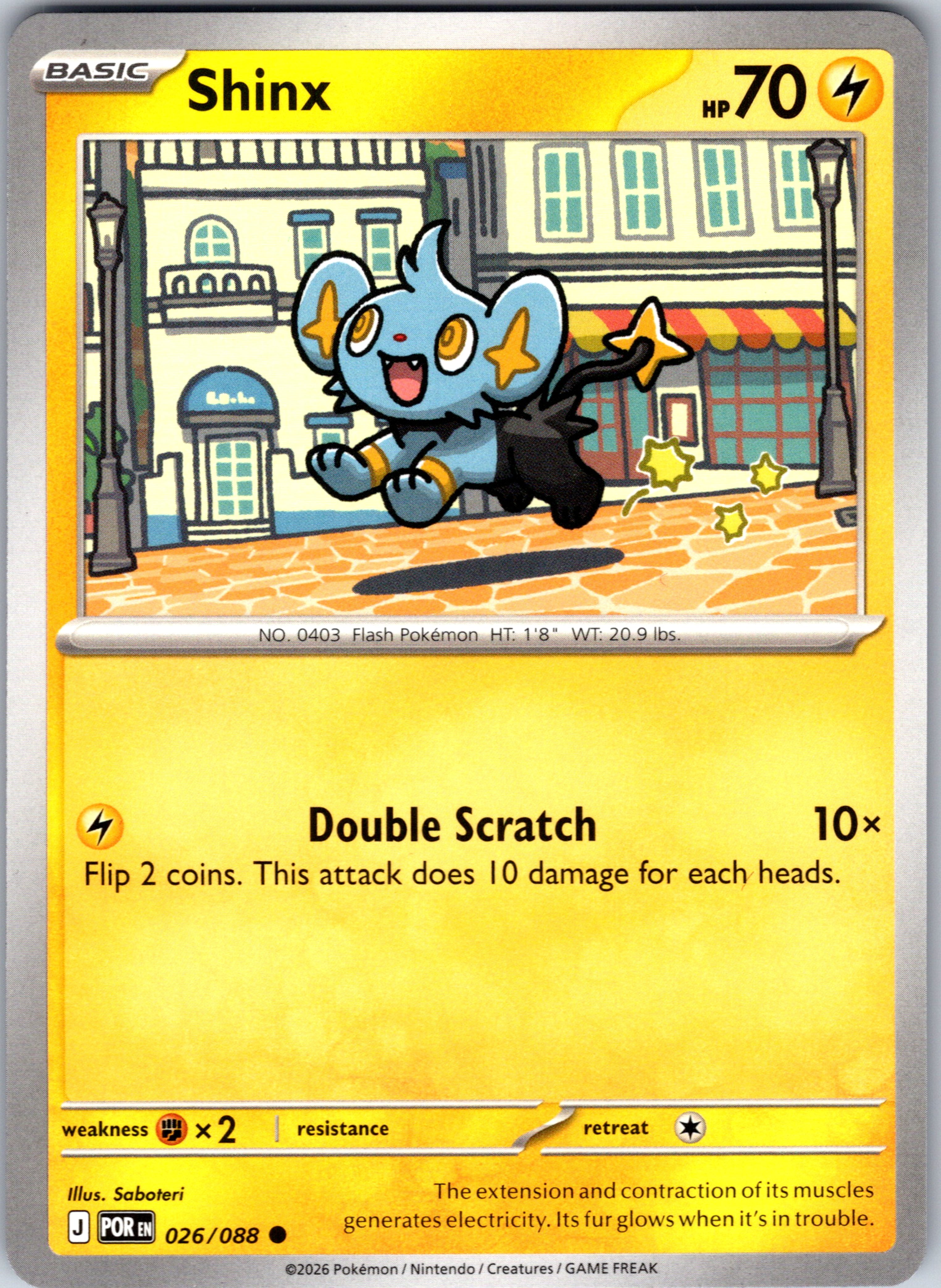Shinx #026/088 ME03: Perfect Order Common