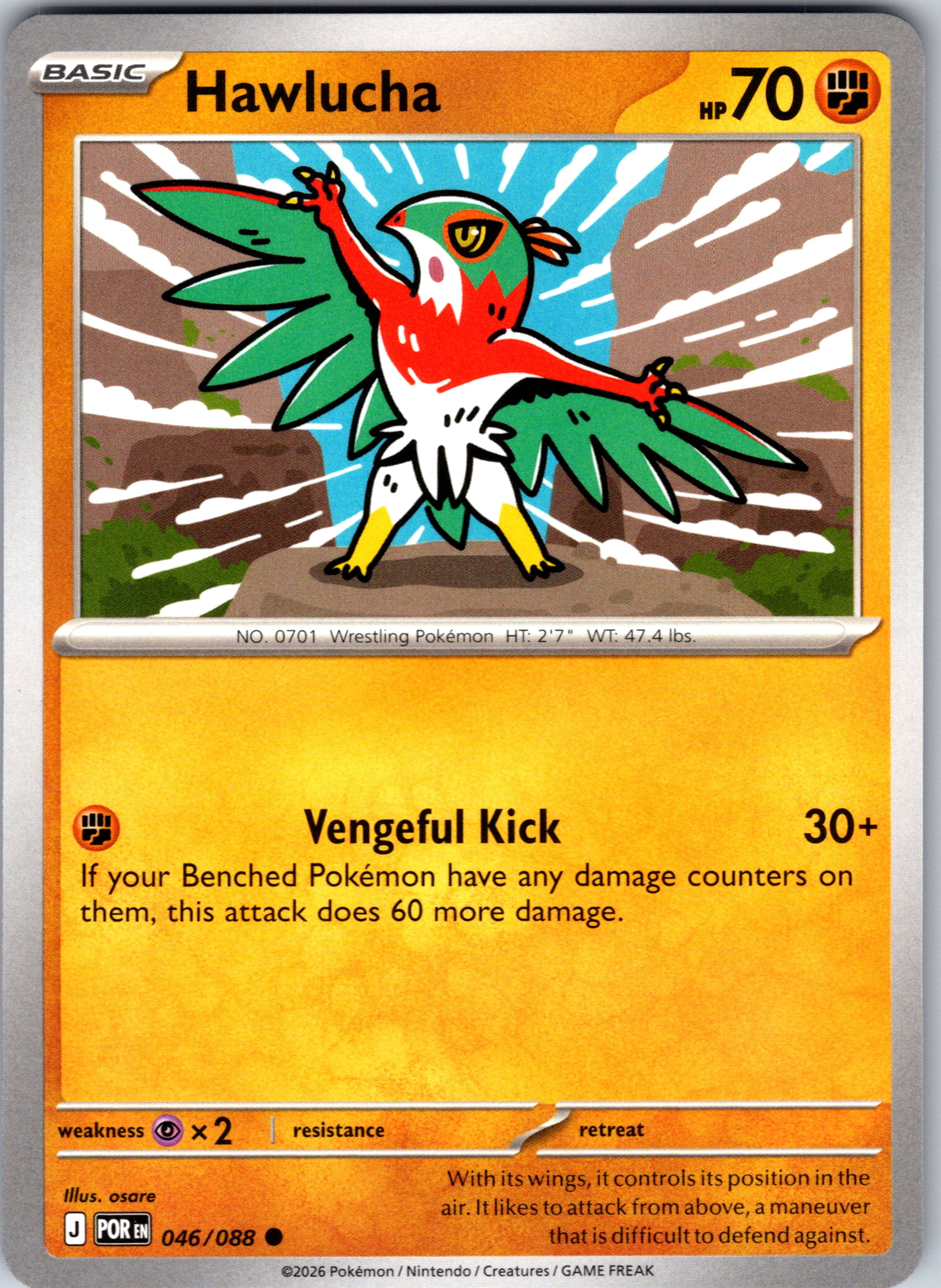 Hawlucha #046/088 ME03: Perfect Order Common