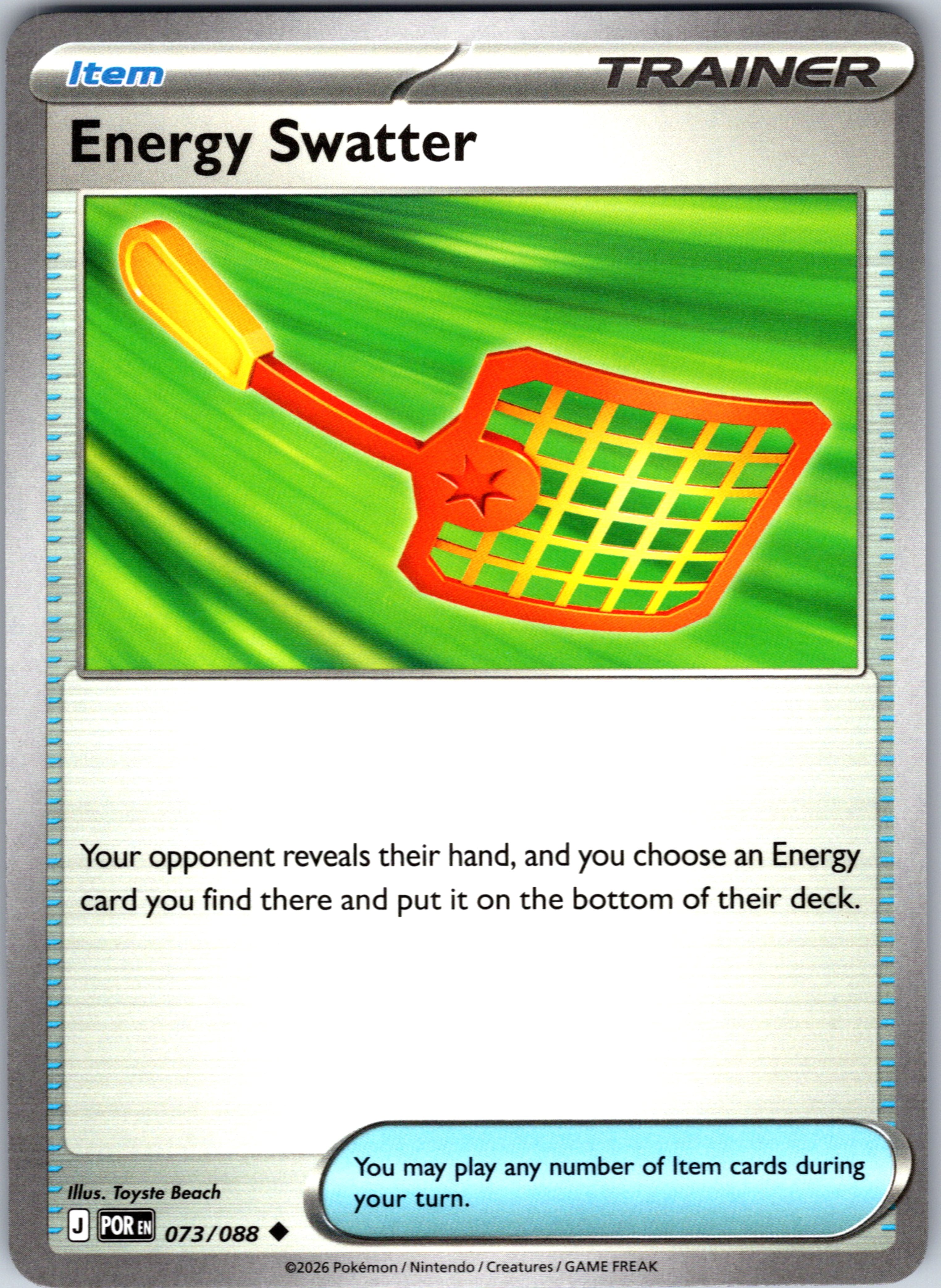 Energy Swatter #073/088 ME03: Perfect Order Uncommon