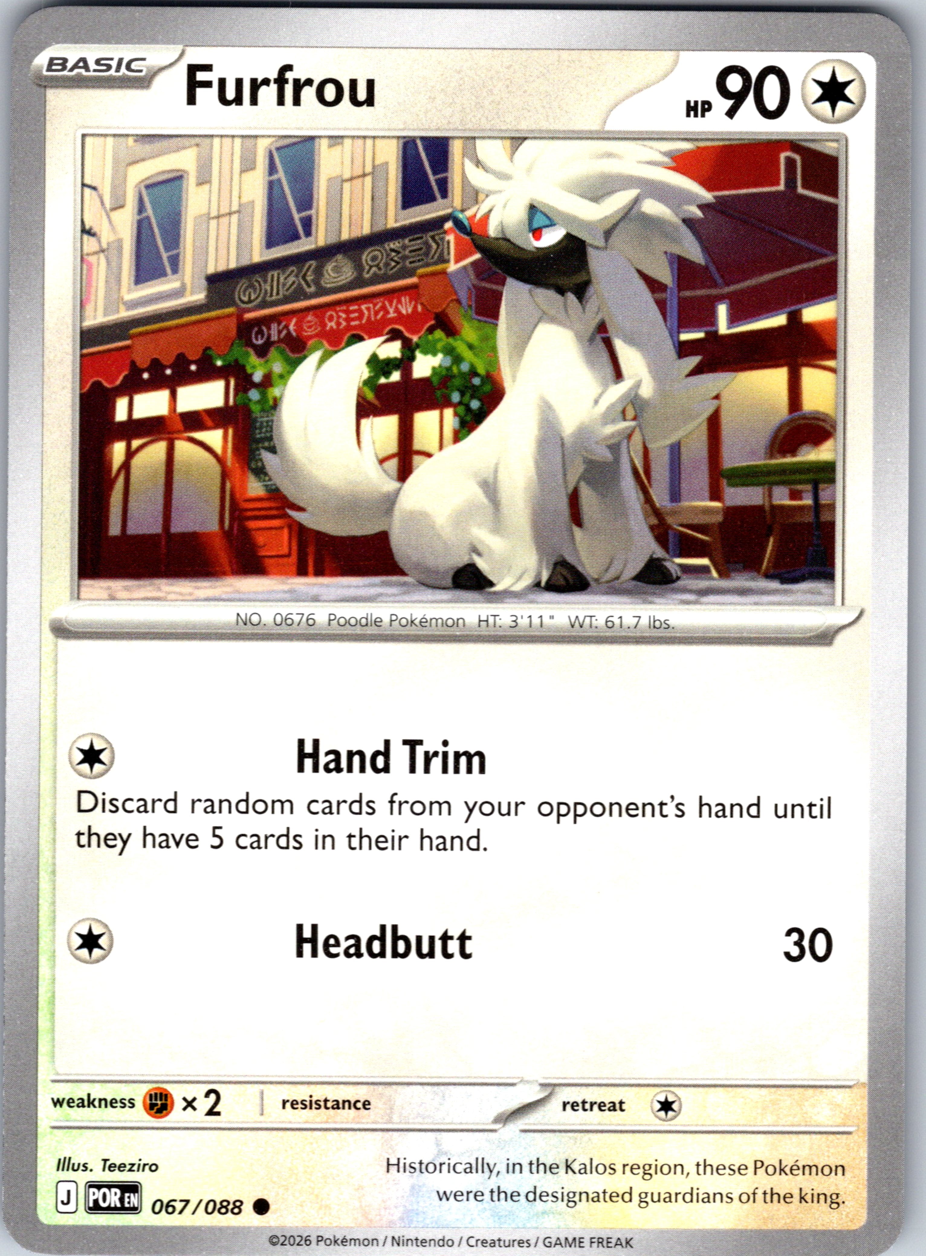Furfrou #067/088 ME03: Perfect Order Common