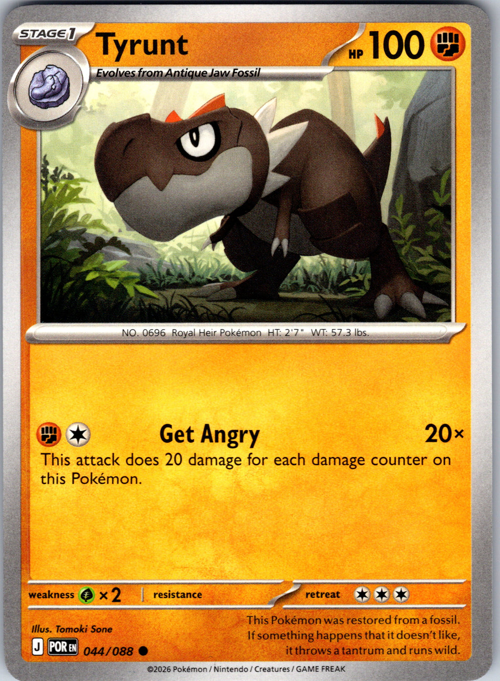 Tyrunt #044/088 ME03: Perfect Order Common