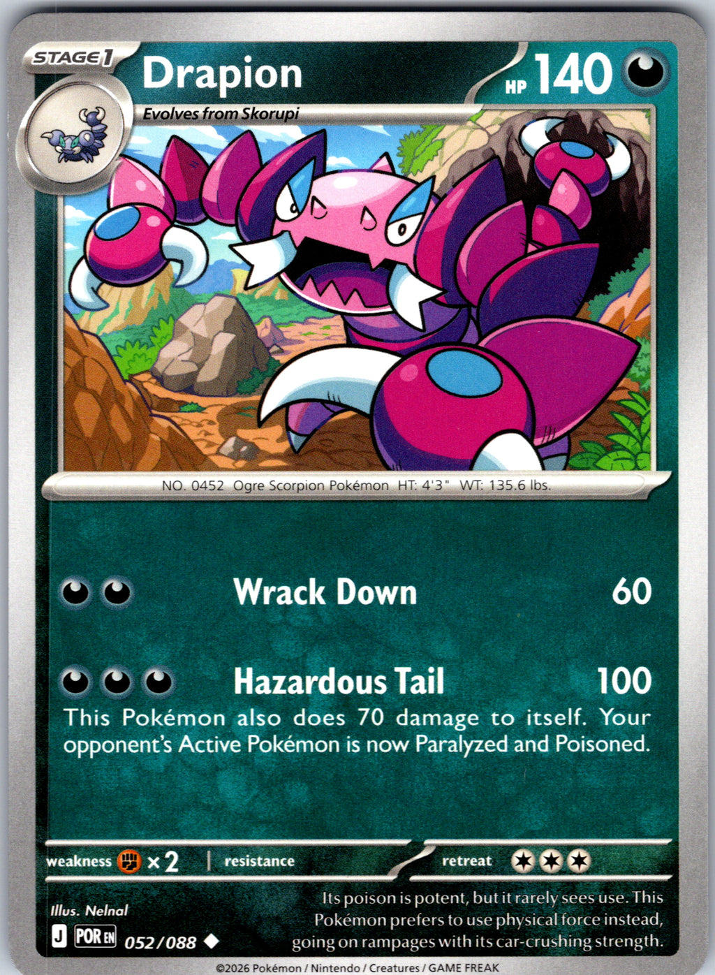 Drapion #052/088 ME03: Perfect Order Uncommon