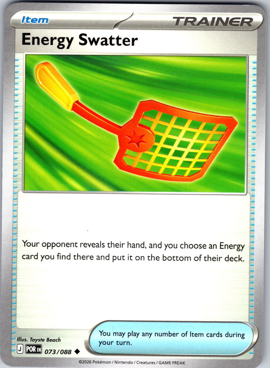 Energy Swatter #073/088 ME03: Perfect Order Uncommon