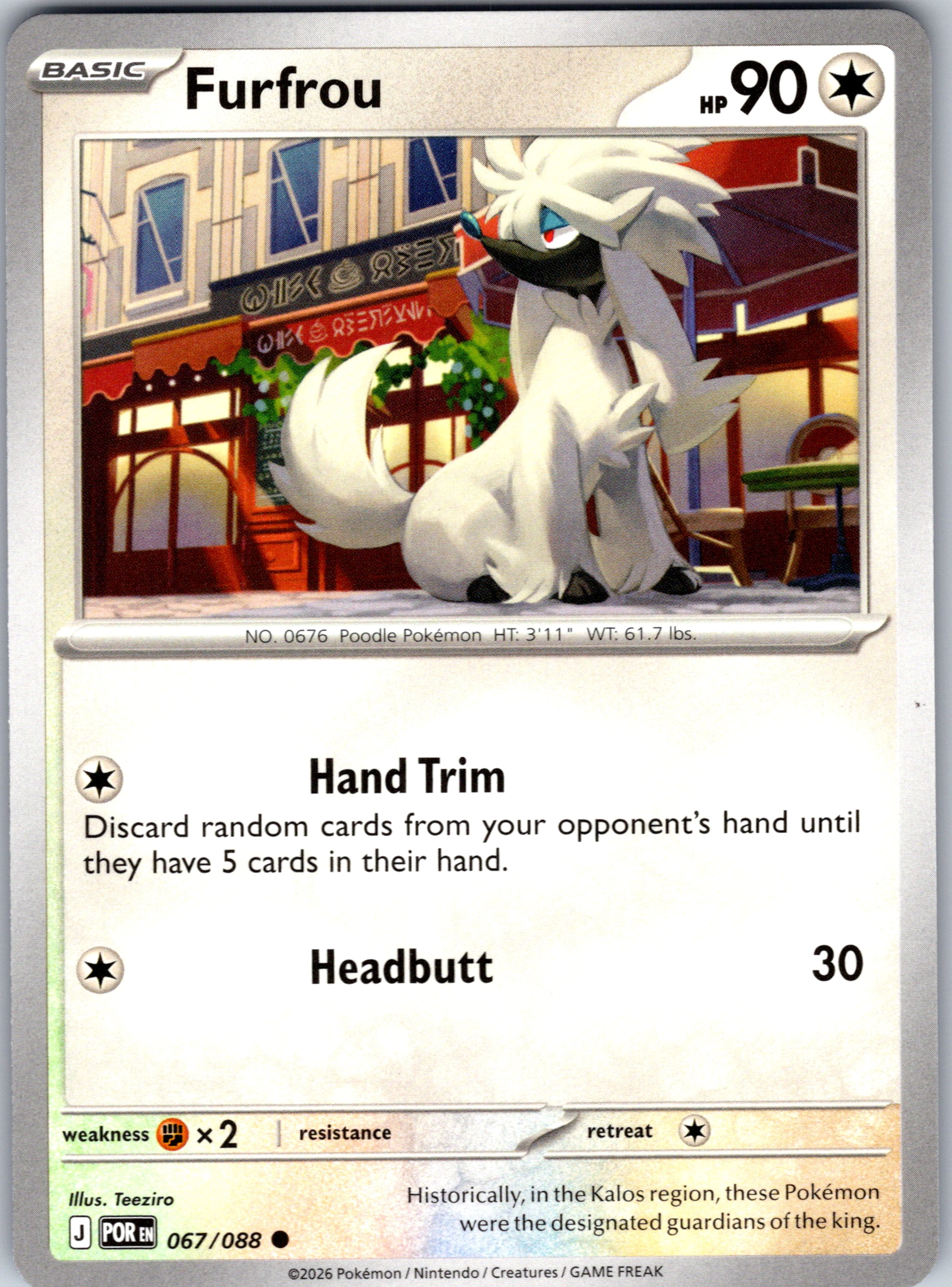 Furfrou #067/088 ME03: Perfect Order Common