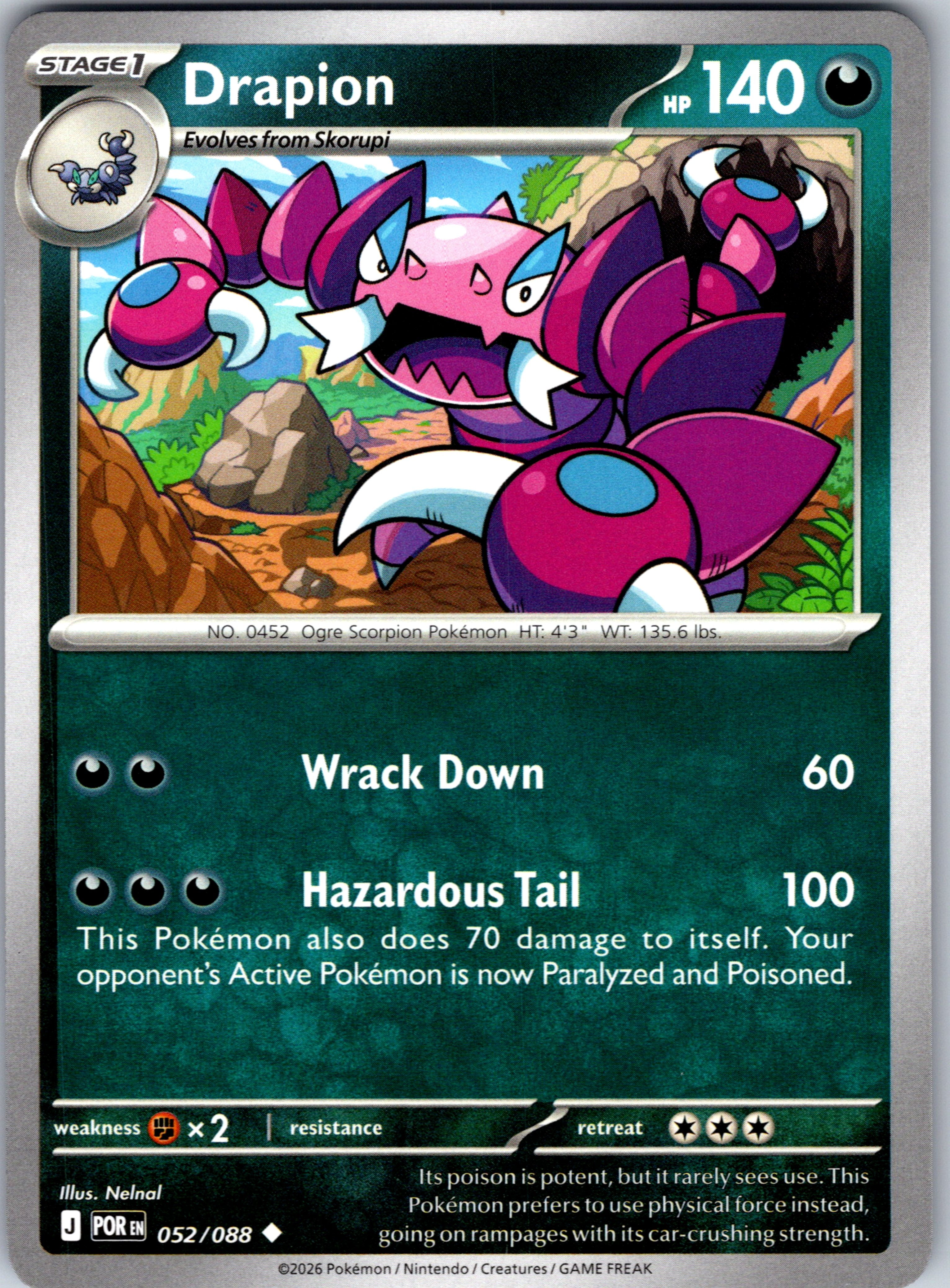 Drapion #052/088 ME03: Perfect Order Uncommon