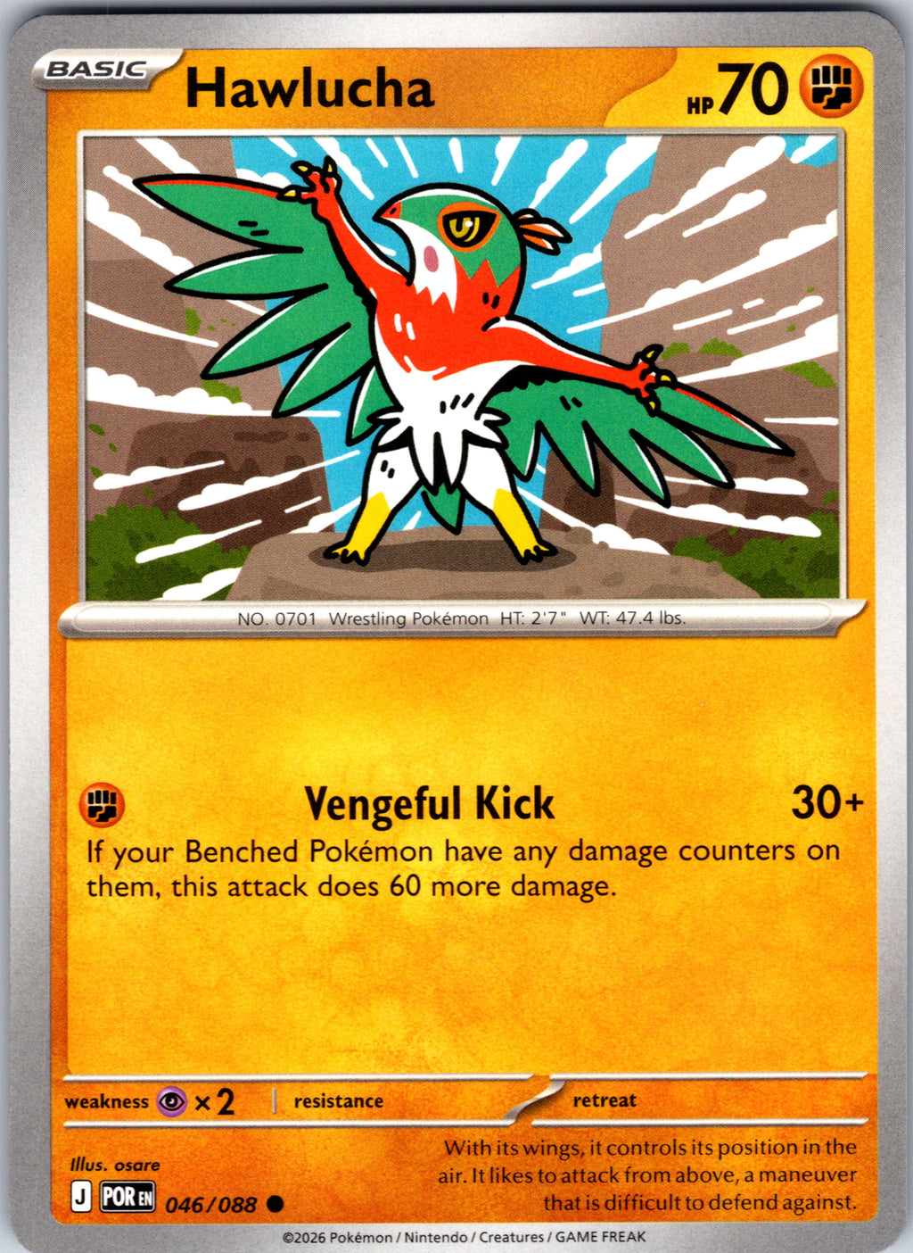 Hawlucha #046/088 ME03: Perfect Order Common