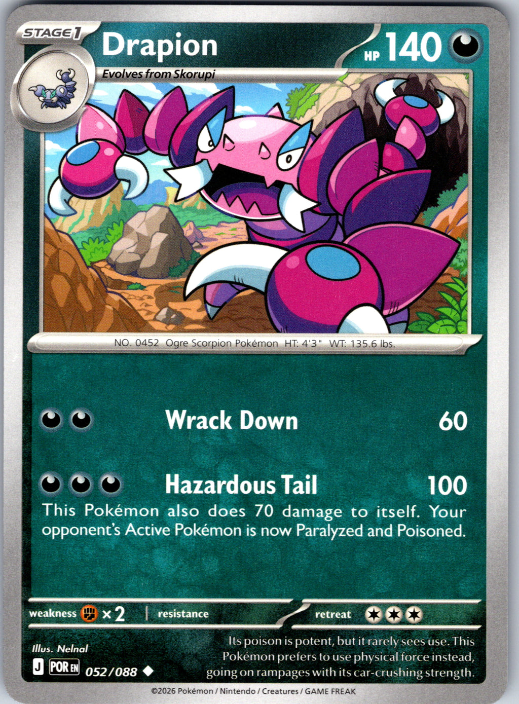 Drapion #052/088 ME03: Perfect Order Uncommon