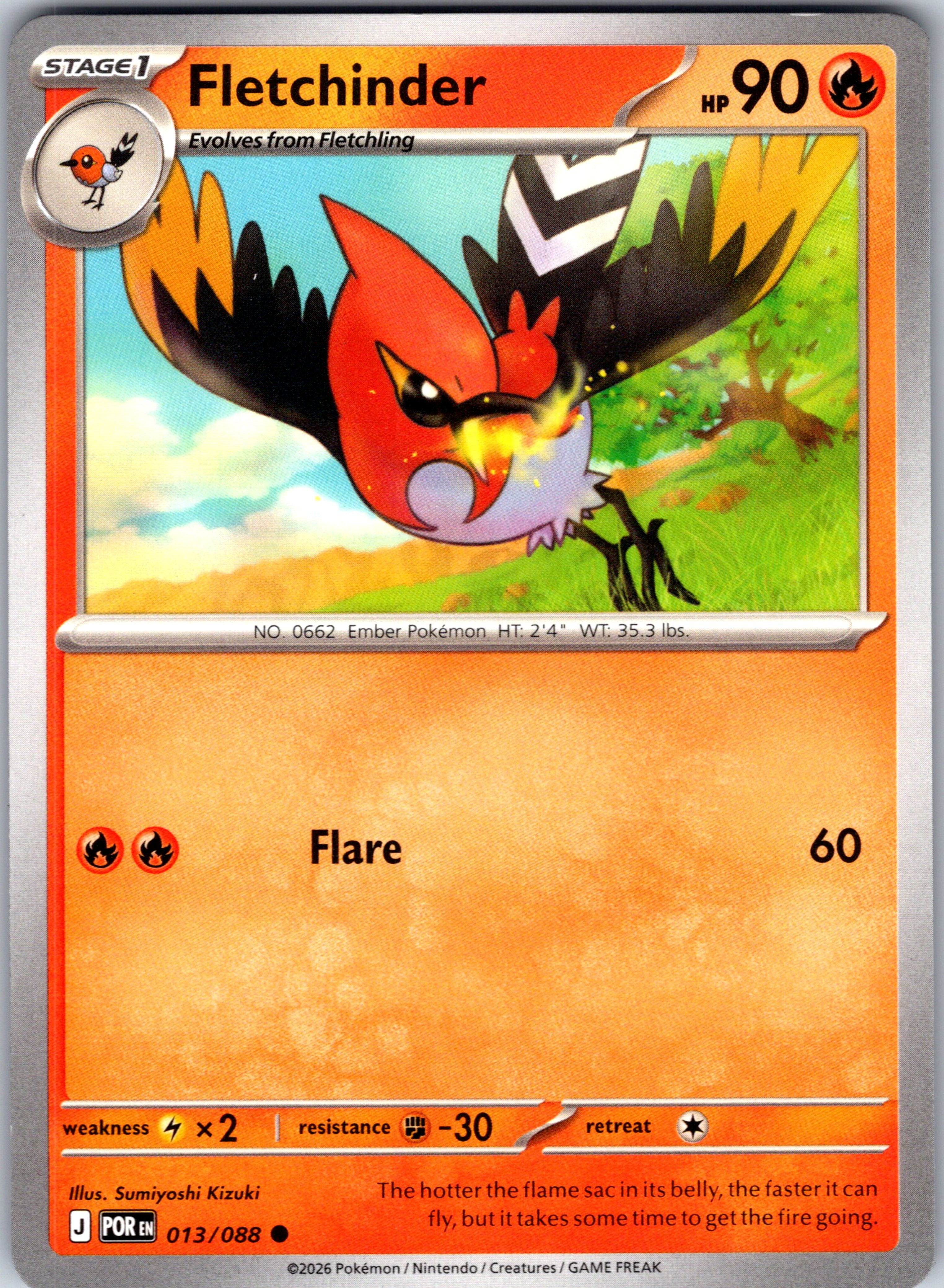 Fletchinder #013/088 ME03: Perfect Order Common