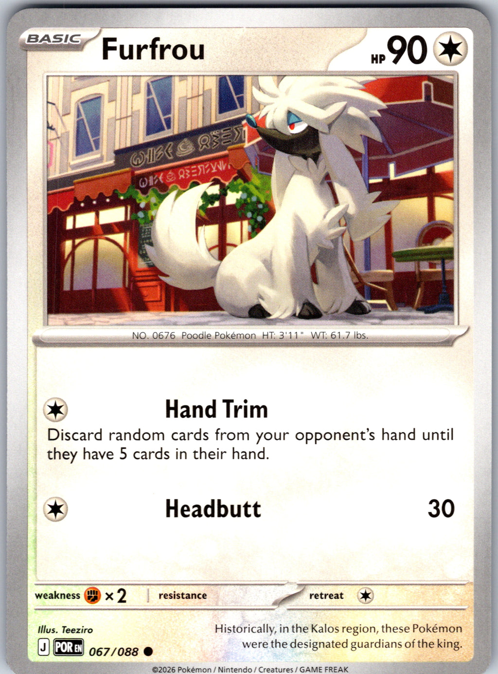 Furfrou #067/088 ME03: Perfect Order Common
