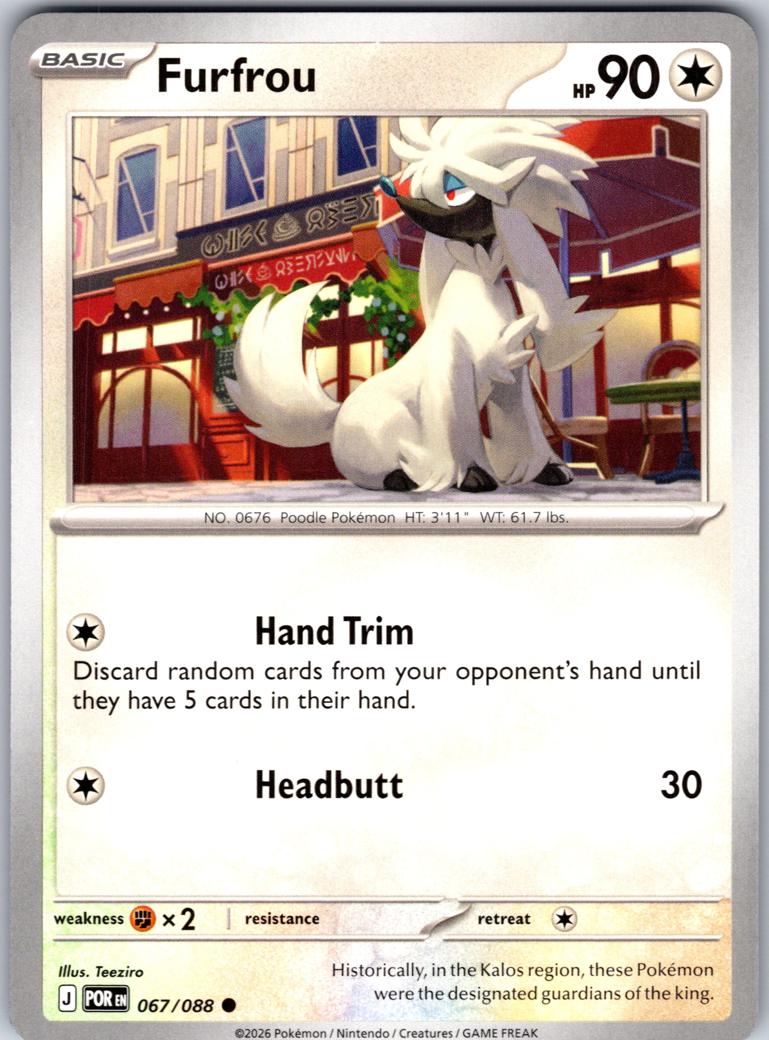 Furfrou #067/088 ME03: Perfect Order Common