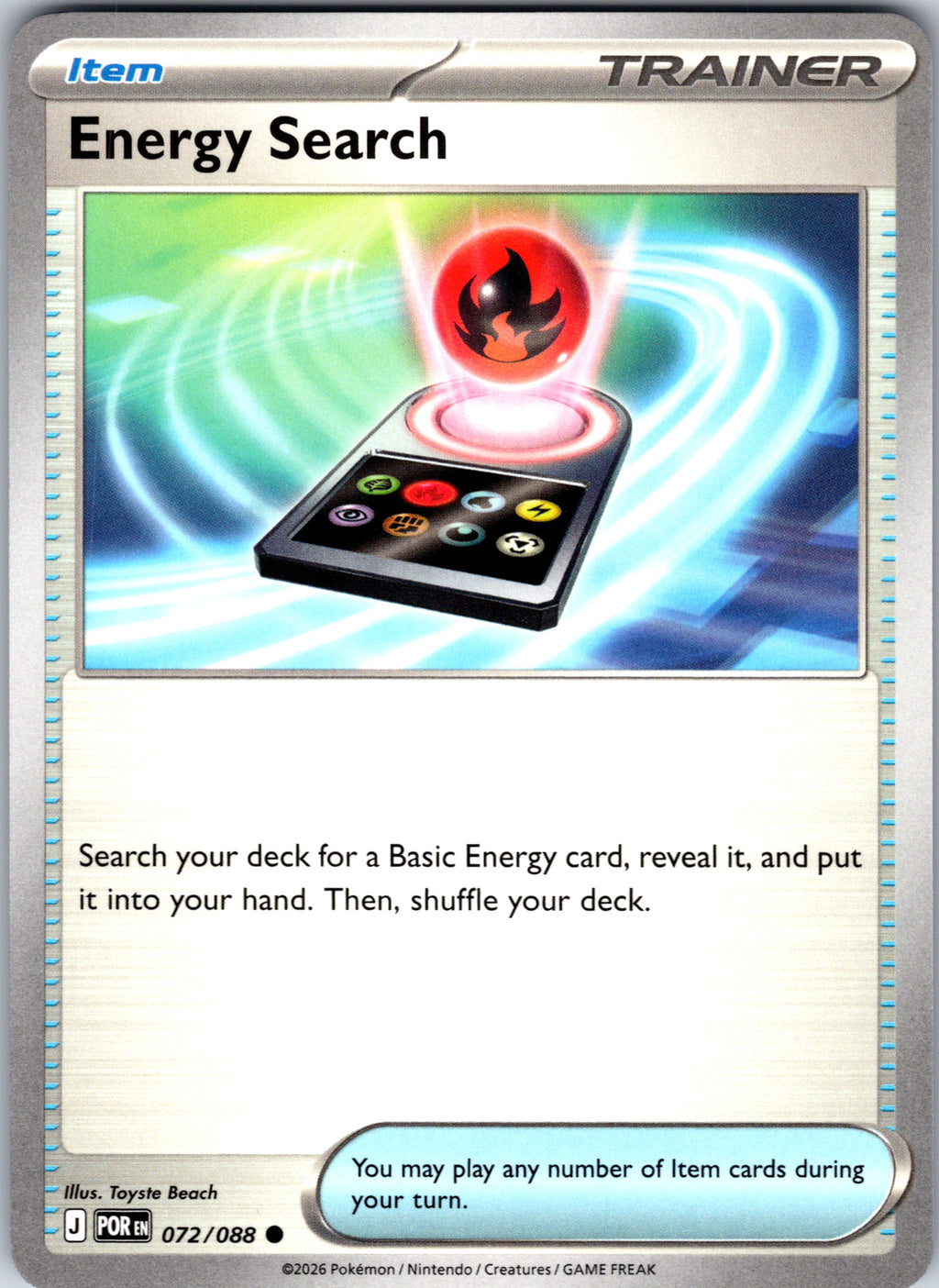 Energy Search #072/088 ME03: Perfect Order Common