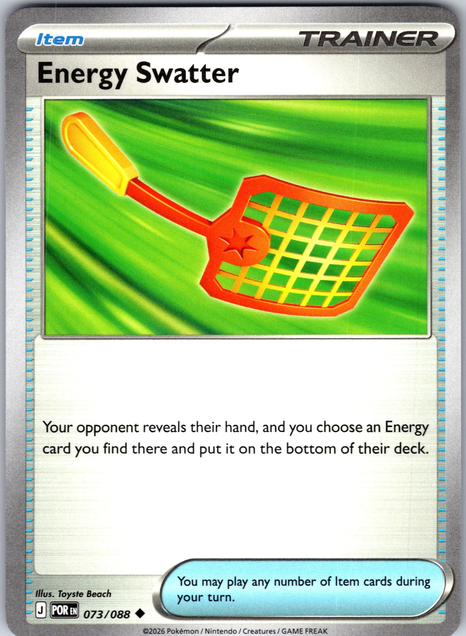 Energy Swatter #073/088 ME03: Perfect Order Uncommon