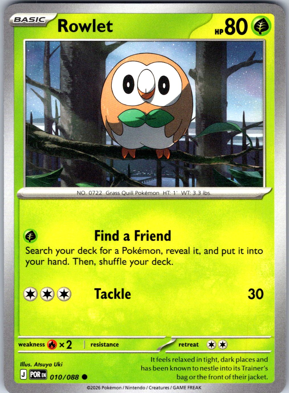 ME03: Perfect Order #010/088 Rowlet