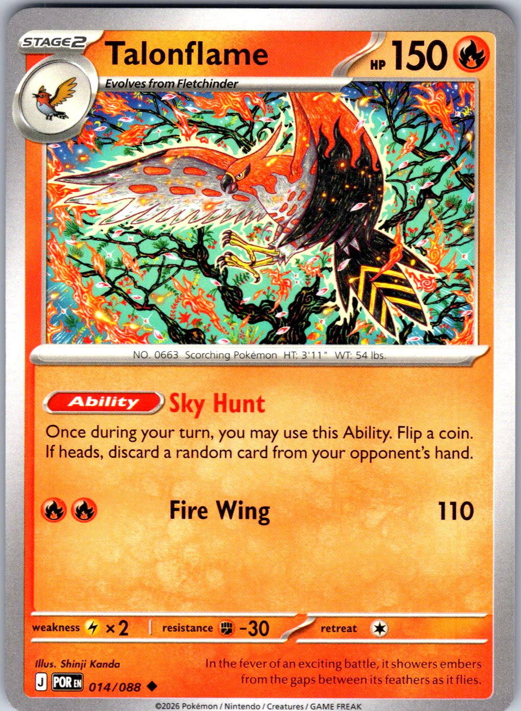 ME03: Perfect Order #014/088 Talonflame