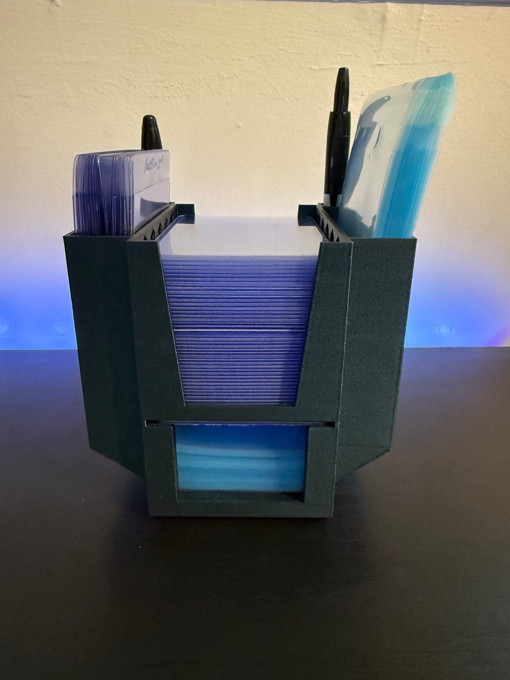 The Breaker Box v 2.0 - Submission Top Loader, Team Bag, Penny Sleeve, and Top Loader Organizer  - The Pulling Guard - Compact Storage Solution - Perfect for Team Packs and Magnetic Protectors