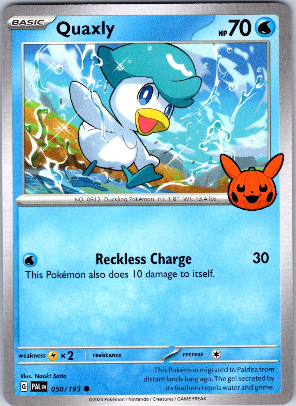 Trick or Trade BOOster Bundle 2024 #050/193 Quaxly
