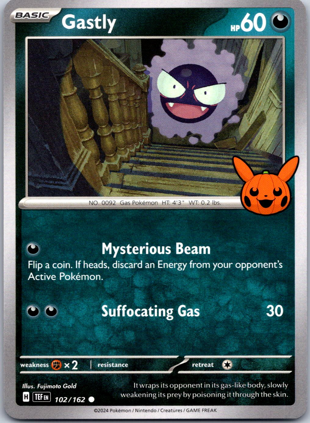 Trick or Trade BOOster Bundle 2024 #102/162 Gastly
