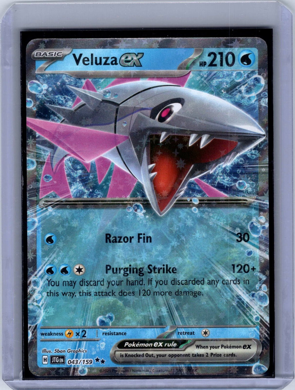 Veluza ex #043/159 SV09: Journey Together Holo