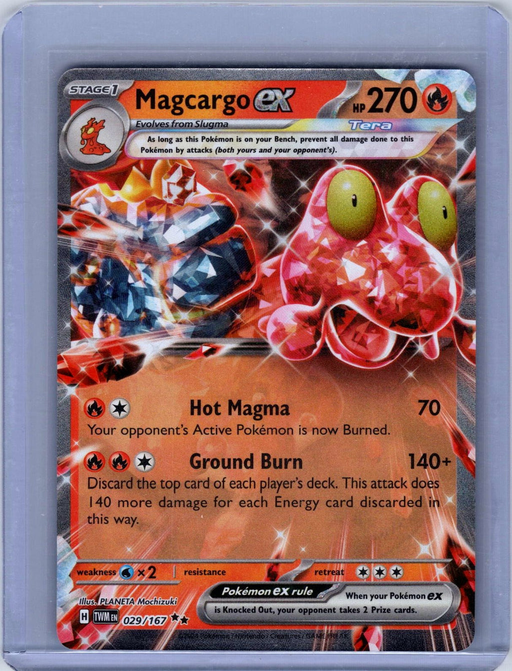Magcargo ex #029/167 SV06: Twilight Masquerade Holo