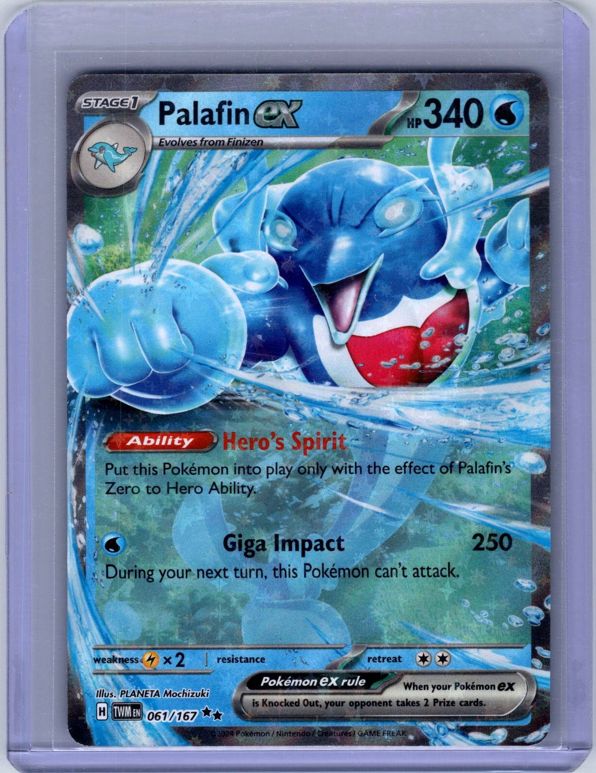 Palafin ex #061/167 SV06: Twilight Masquerade Holo