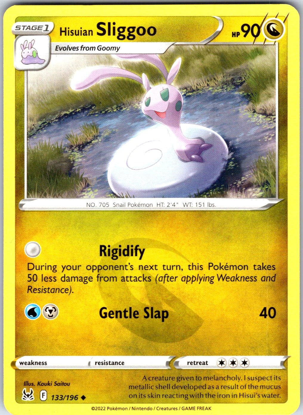Hisuian Sliggoo #133/196 SWSH11: Lost Origin Uncommon