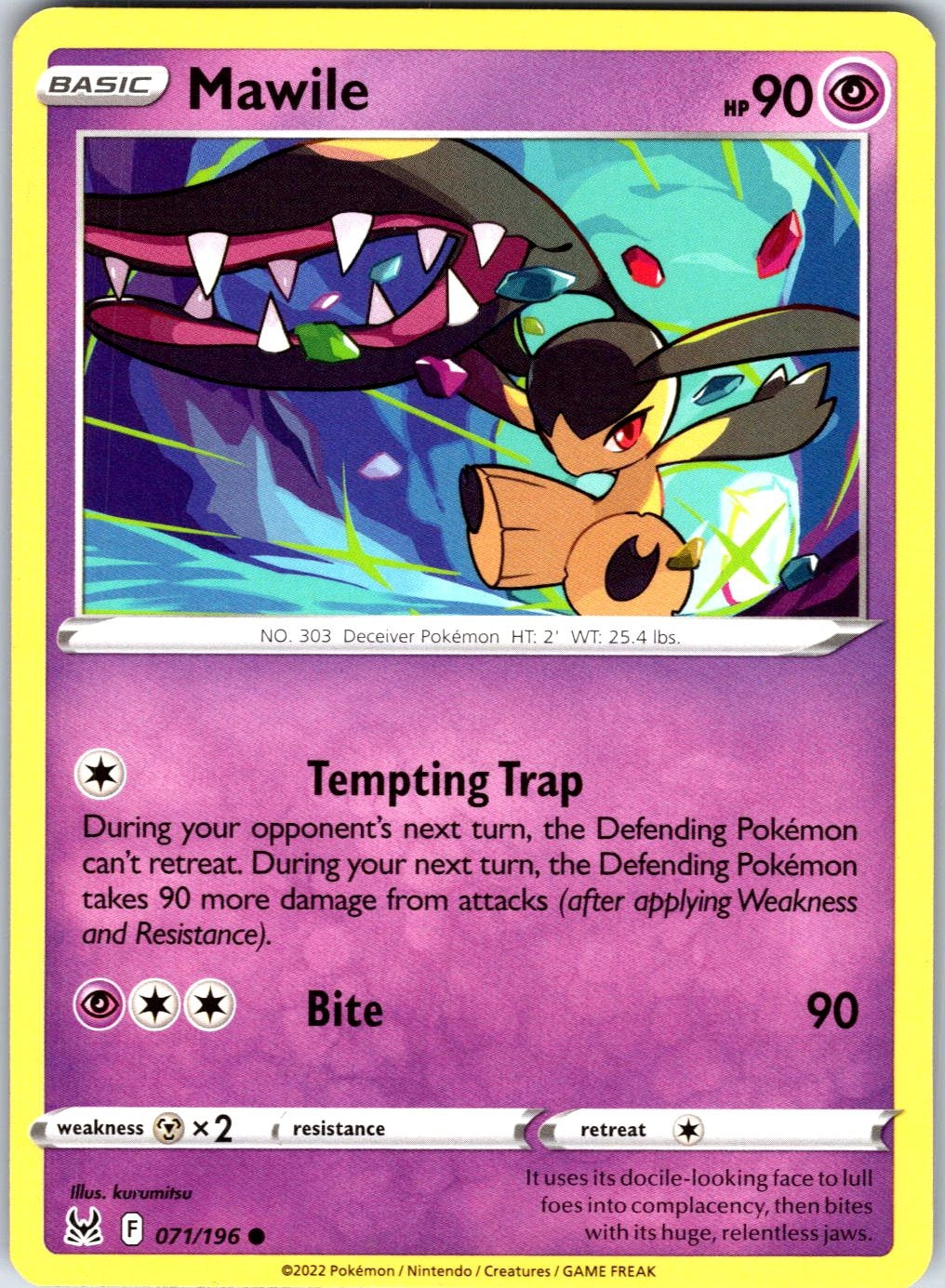 Mawile #071/196 SWSH11: Lost Origin Common
