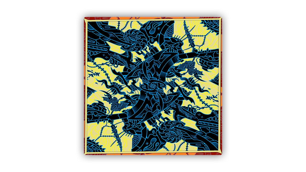 Auto Mat Grainlur Black 2 Player Cloth Playmat