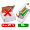WIDE 20 Pack - Card Storage Clips for Single Row Boxes - Single Color Bulk Packs