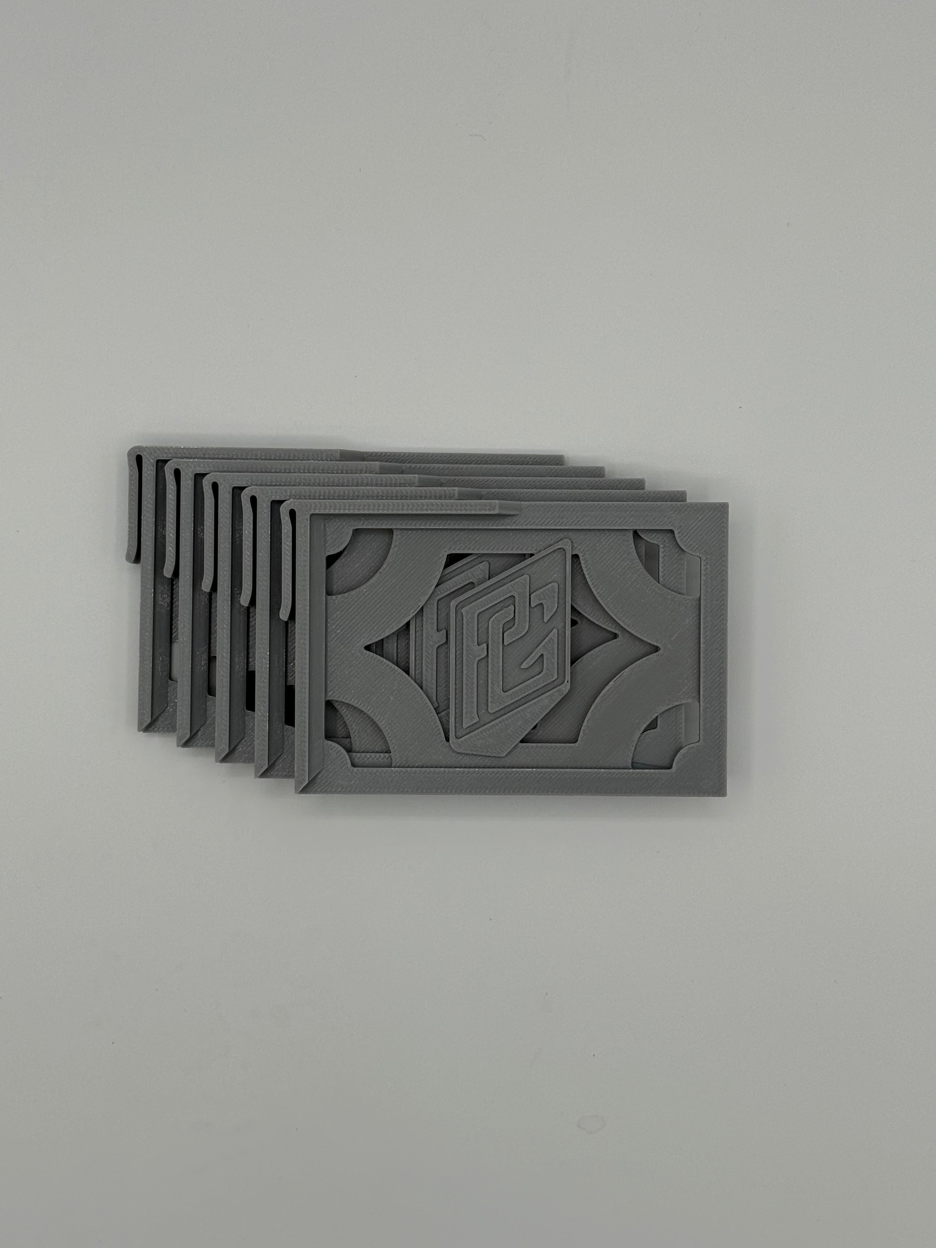 WIDE Single Row Cardboard Card Storage Clips v 3.0 - 5 Pack