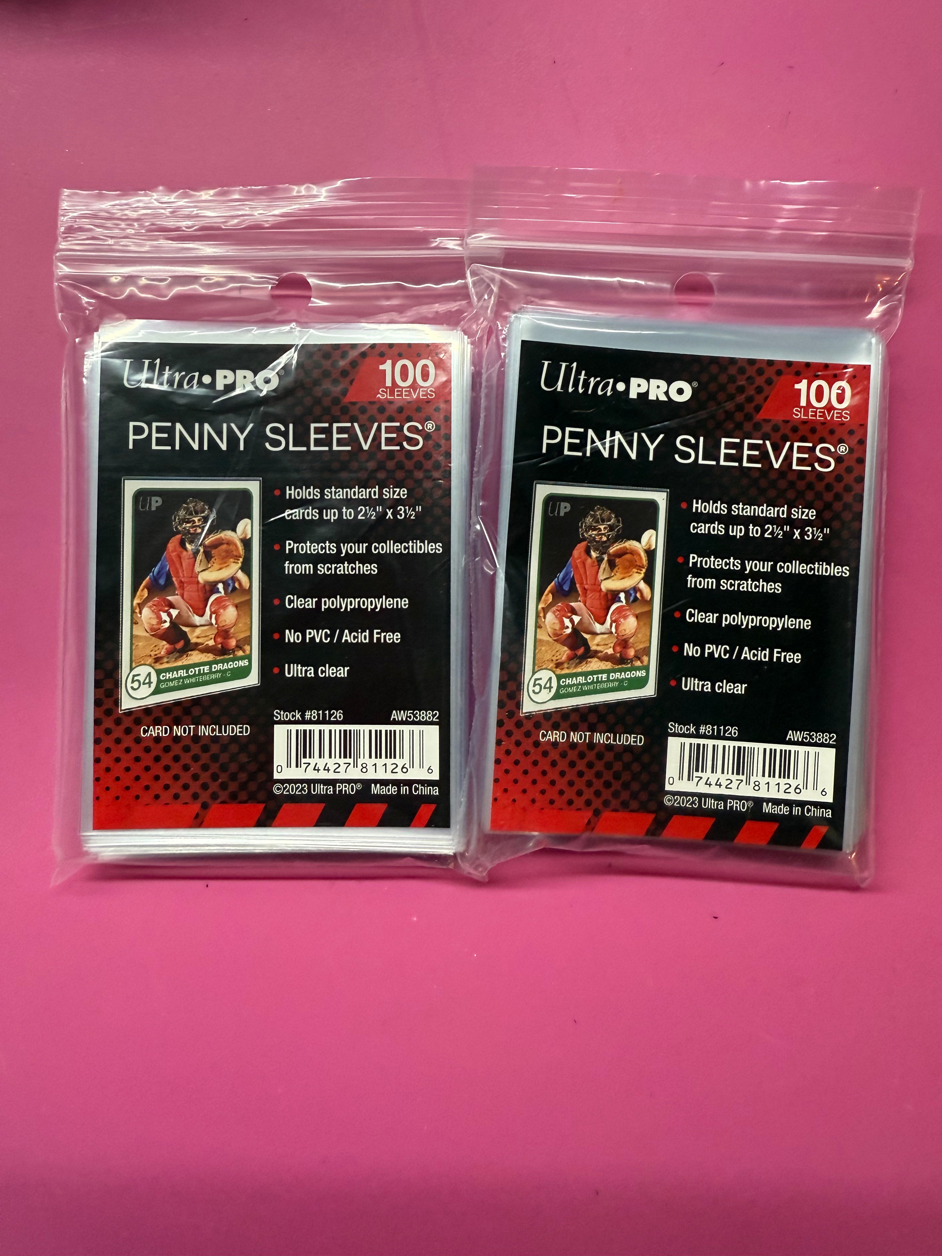 Ultra Pro Premium Penny Sleeve - 2.5" x 3.5" up to 35 pt. - The Industry Standard
