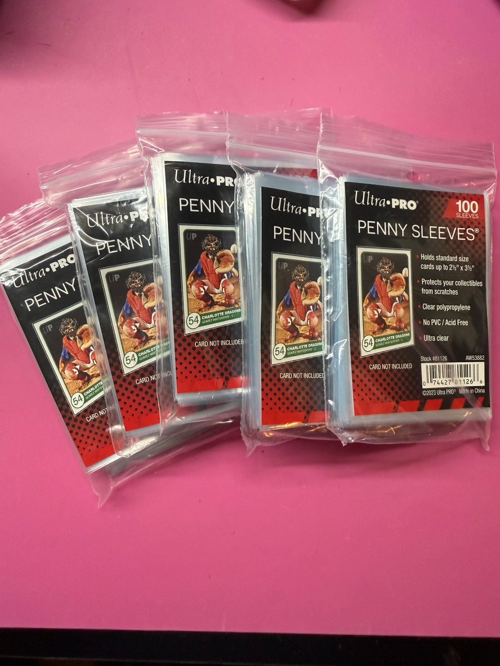 Ultra Pro Premium Penny Sleeve - 2.5" x 3.5" up to 35 pt. - The Industry Standard