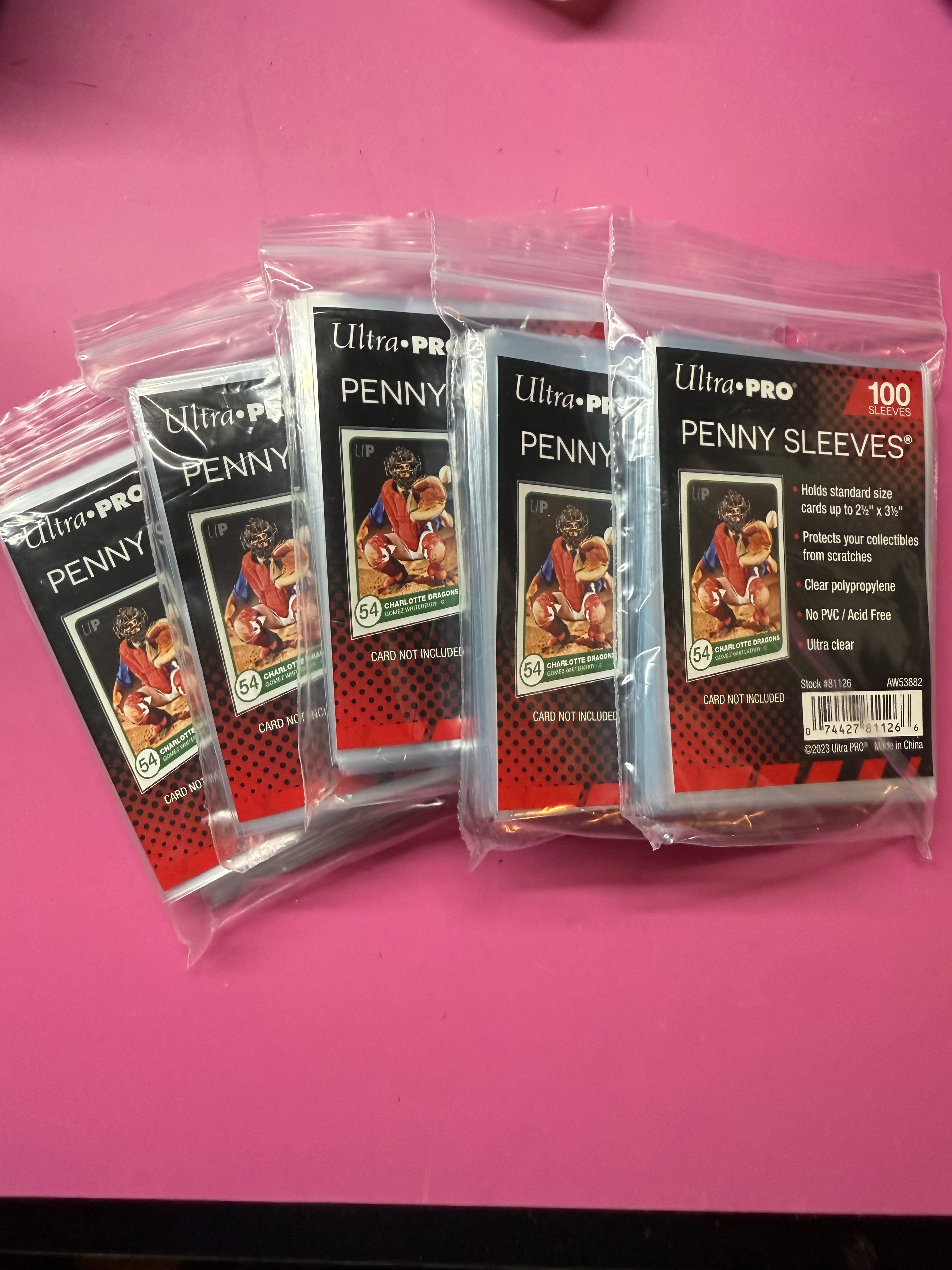 Ultra Pro Premium Penny Sleeve - 2.5" x 3.5" up to 35 pt. - The Industry Standard