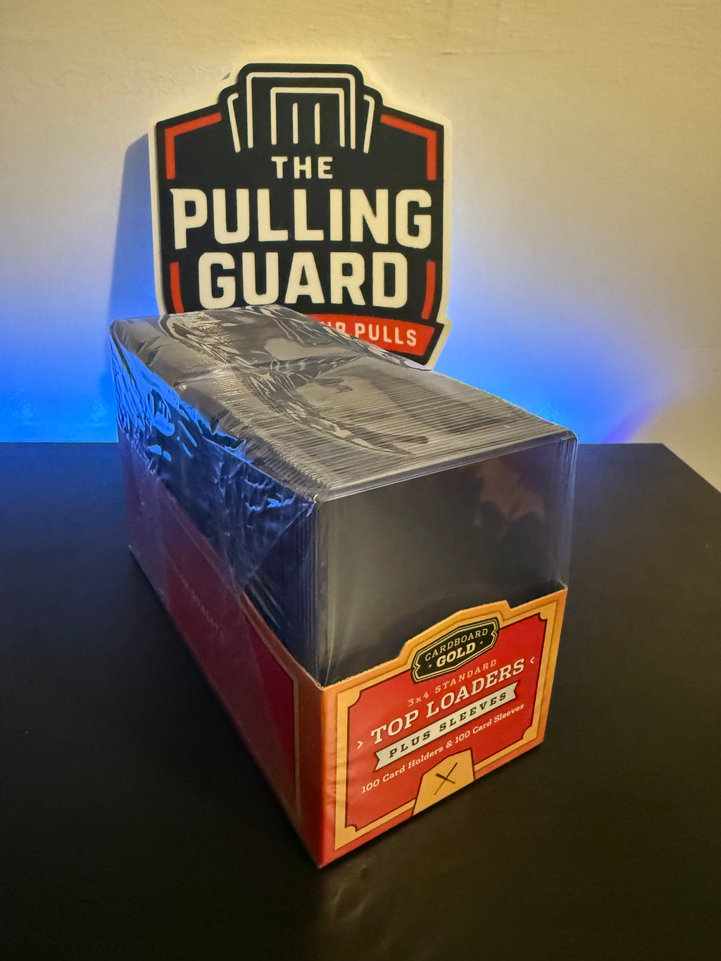 Cardboard Gold 100 Premium Top Loader & 100 Penny Sleeve Combo Pack