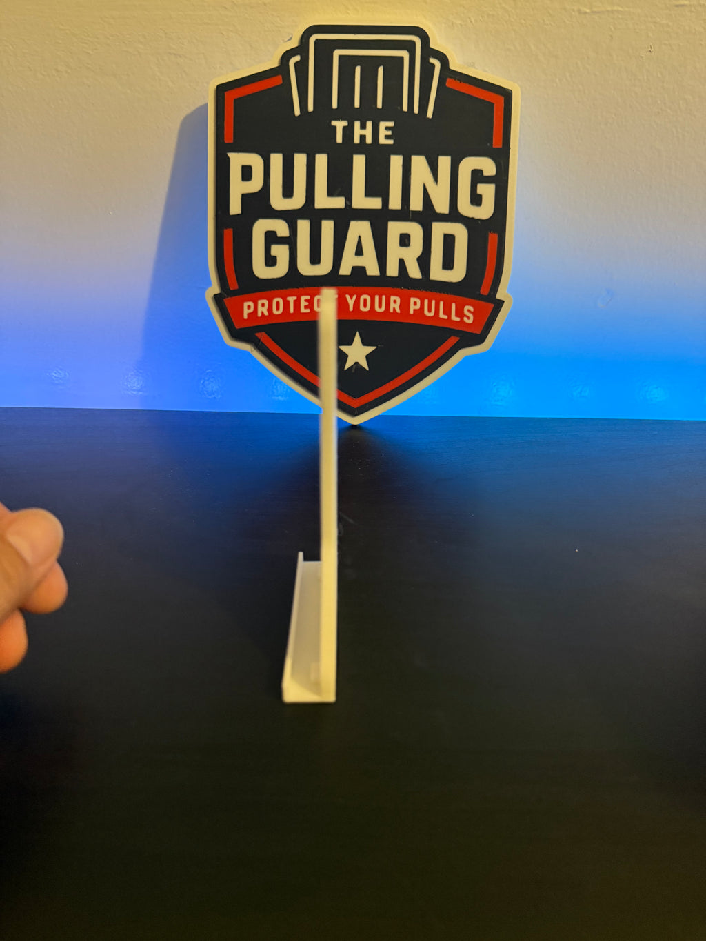 Magnetic Wall Mounted Acrylic Card Case Holder For Card Cases Up To 360 pt