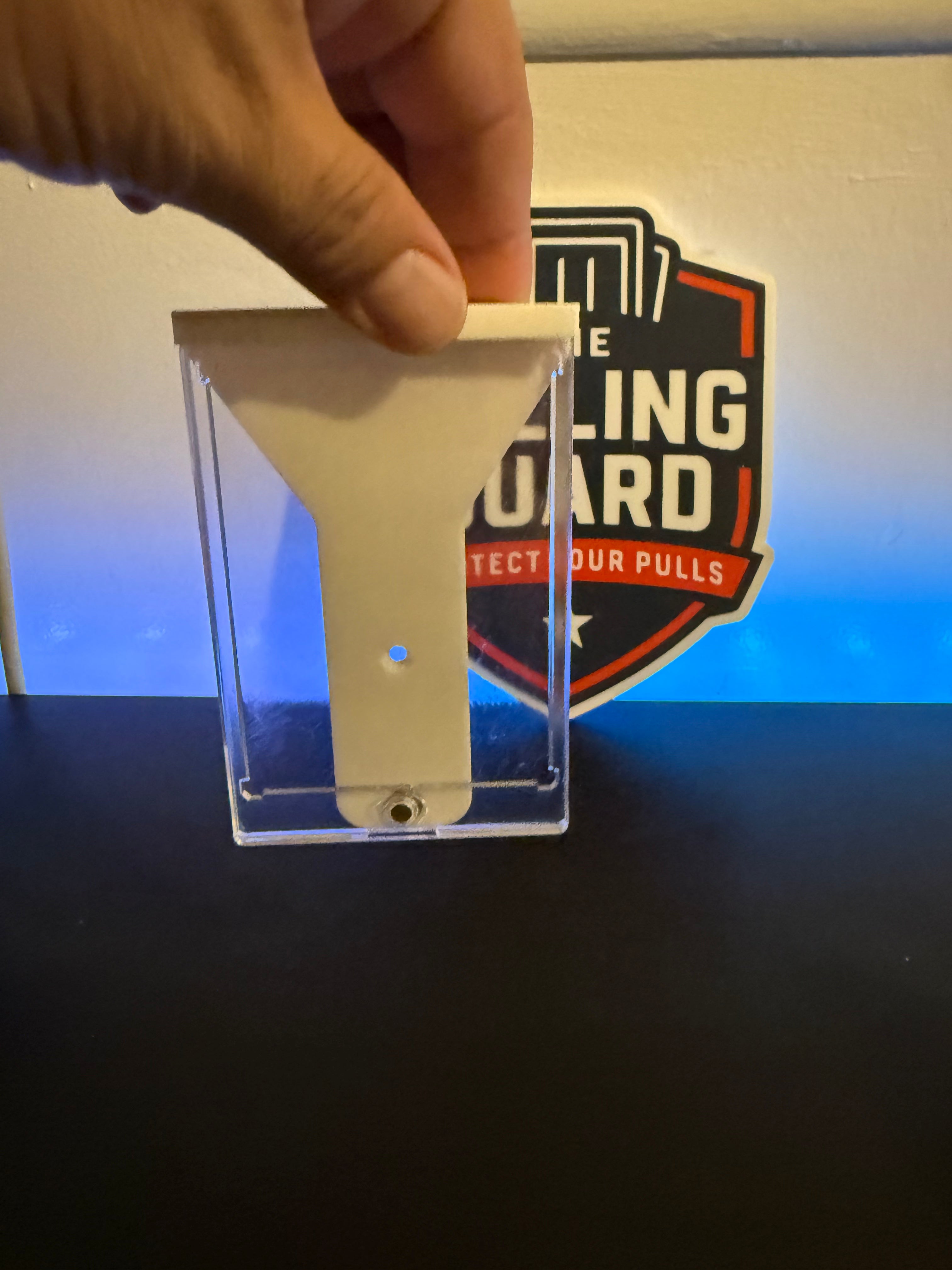 Magnetic Wall Mounted Acrylic Card Case Holder For Card Cases Up To 360 pt