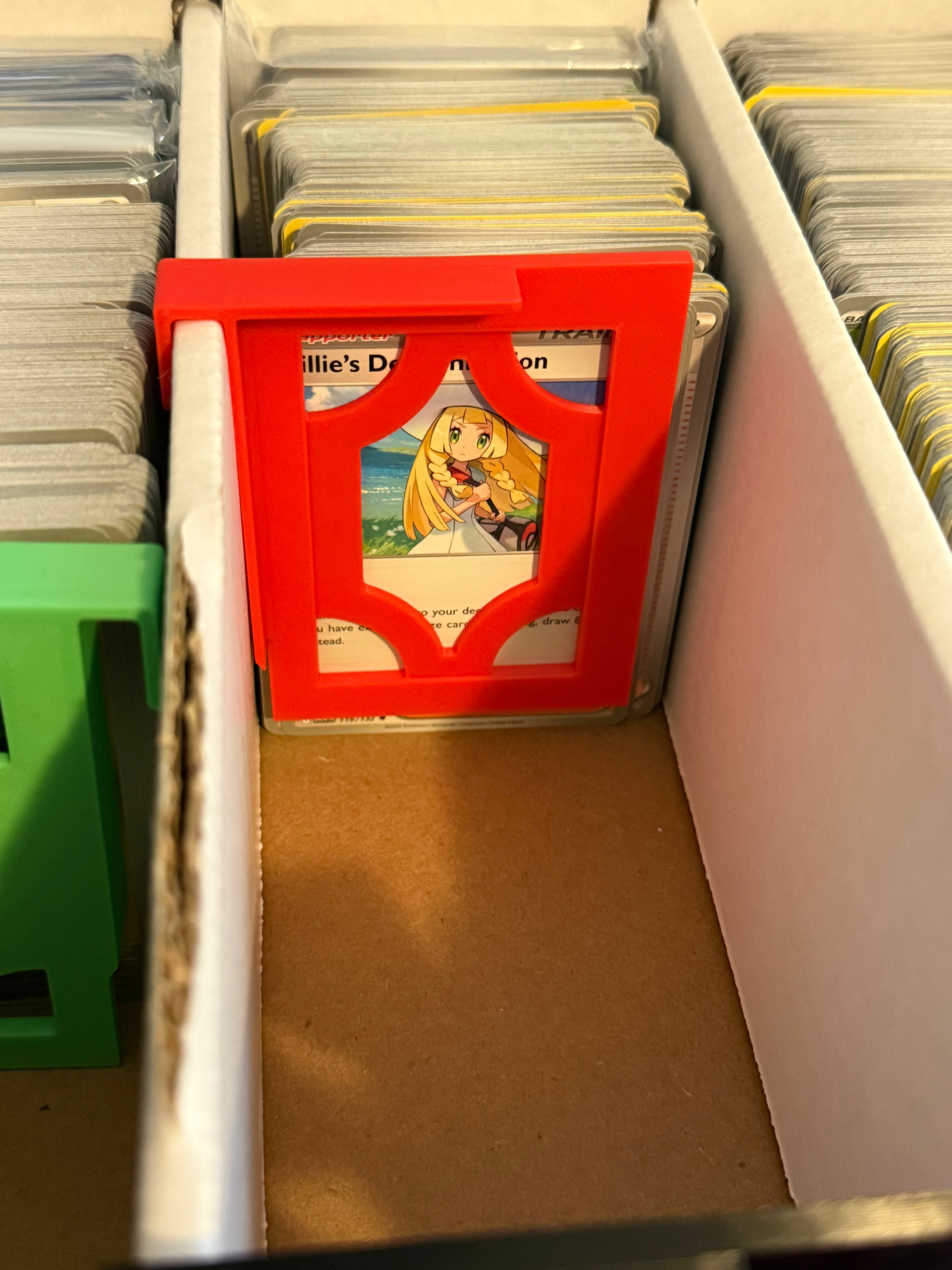 Card Storage Clips (TALL) for Monster Storage Boxes - by The Pulling Guard (SINGLES)