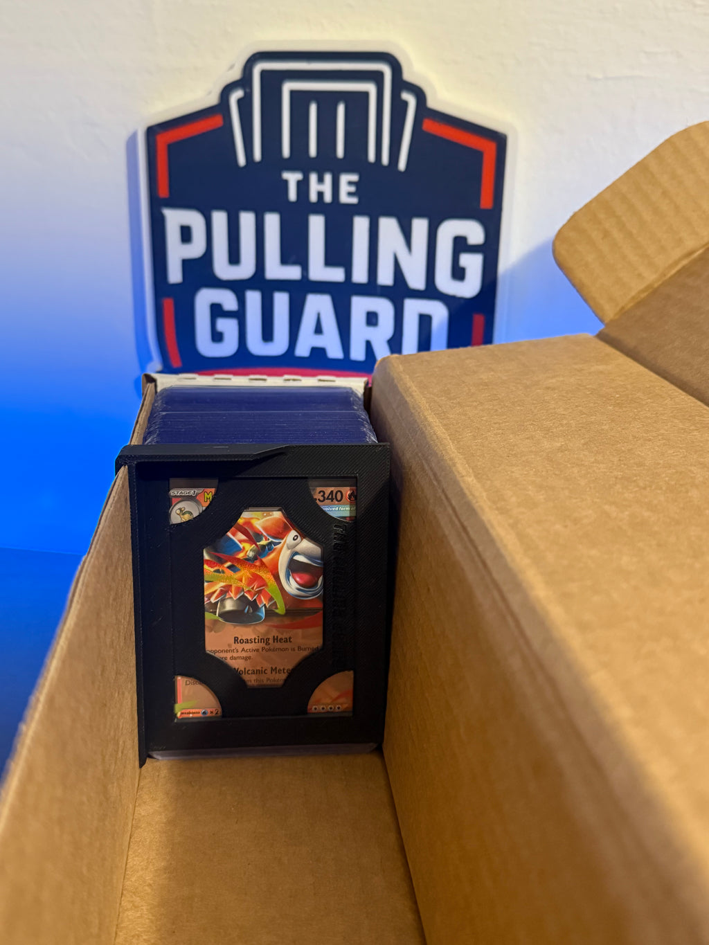 4 Pack Toploader Card Box Storage Clips (TALL) - by The Pulling Guard