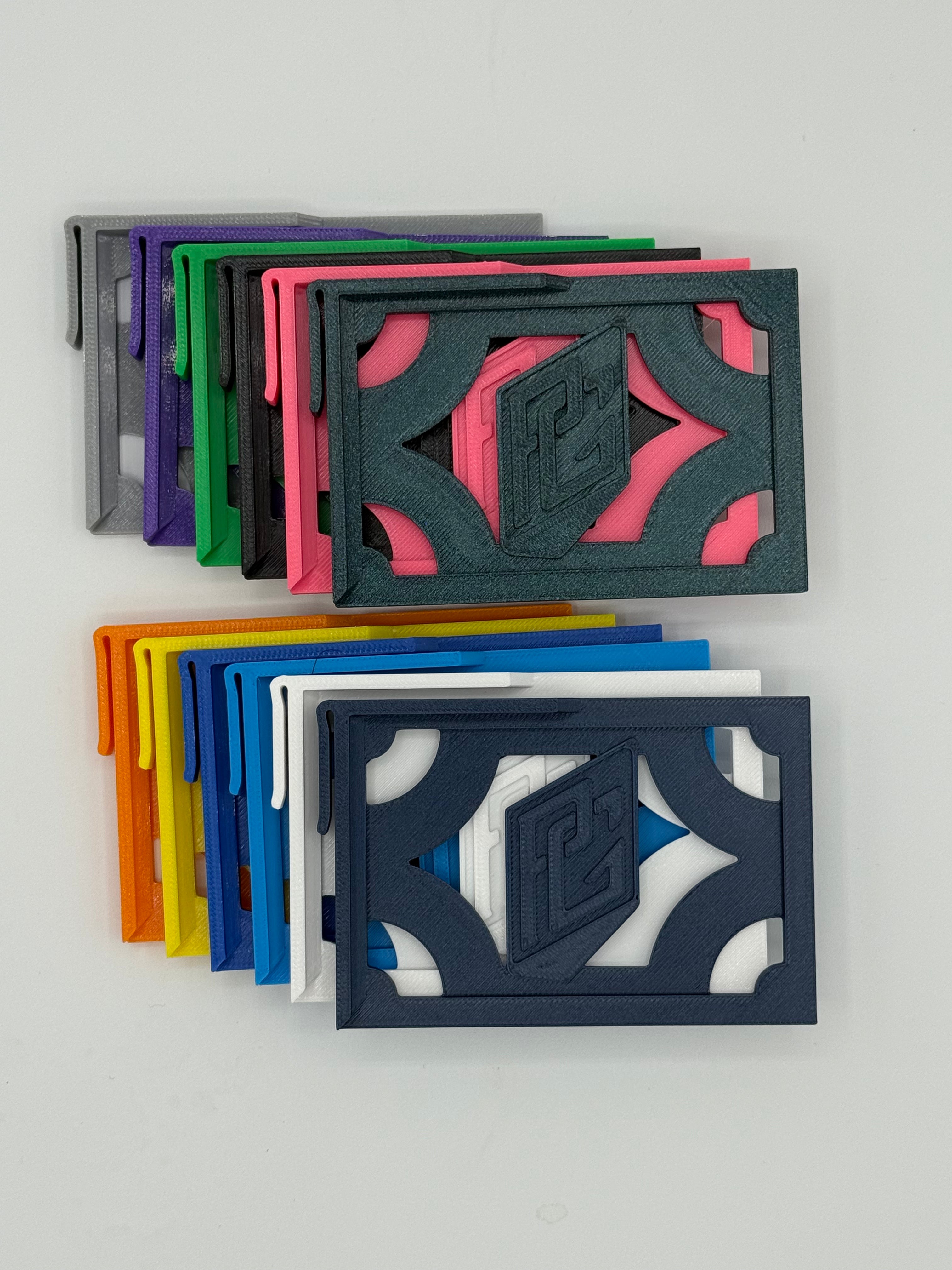 WIDE Single Row Cardboard Card Storage Clips v 3.0 - 5 Pack