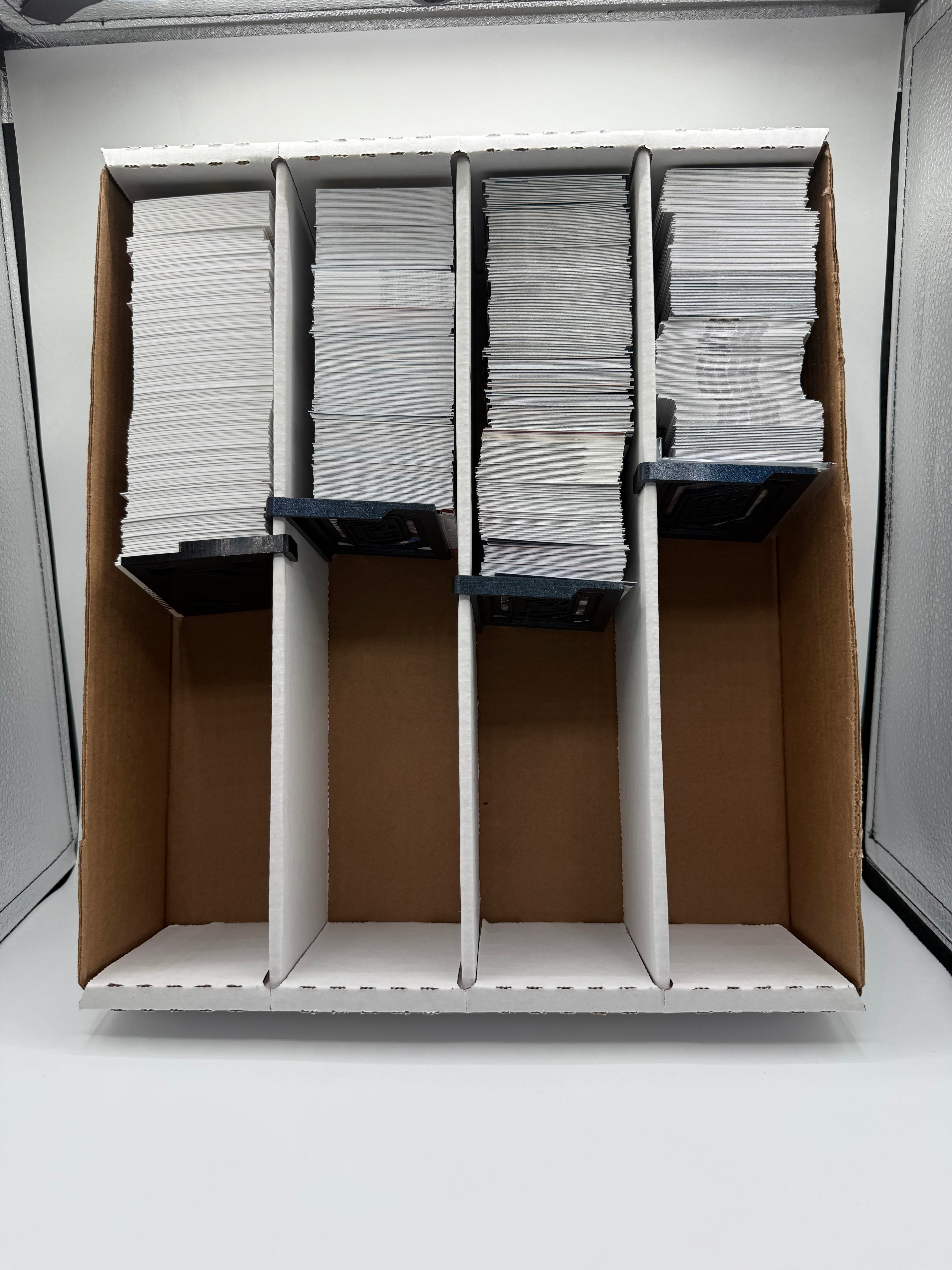 Tall 5 Pack Monster Box Card Storage Clips v 3.0 for Multi-Row Storage Boxes - by The Pulling Guard