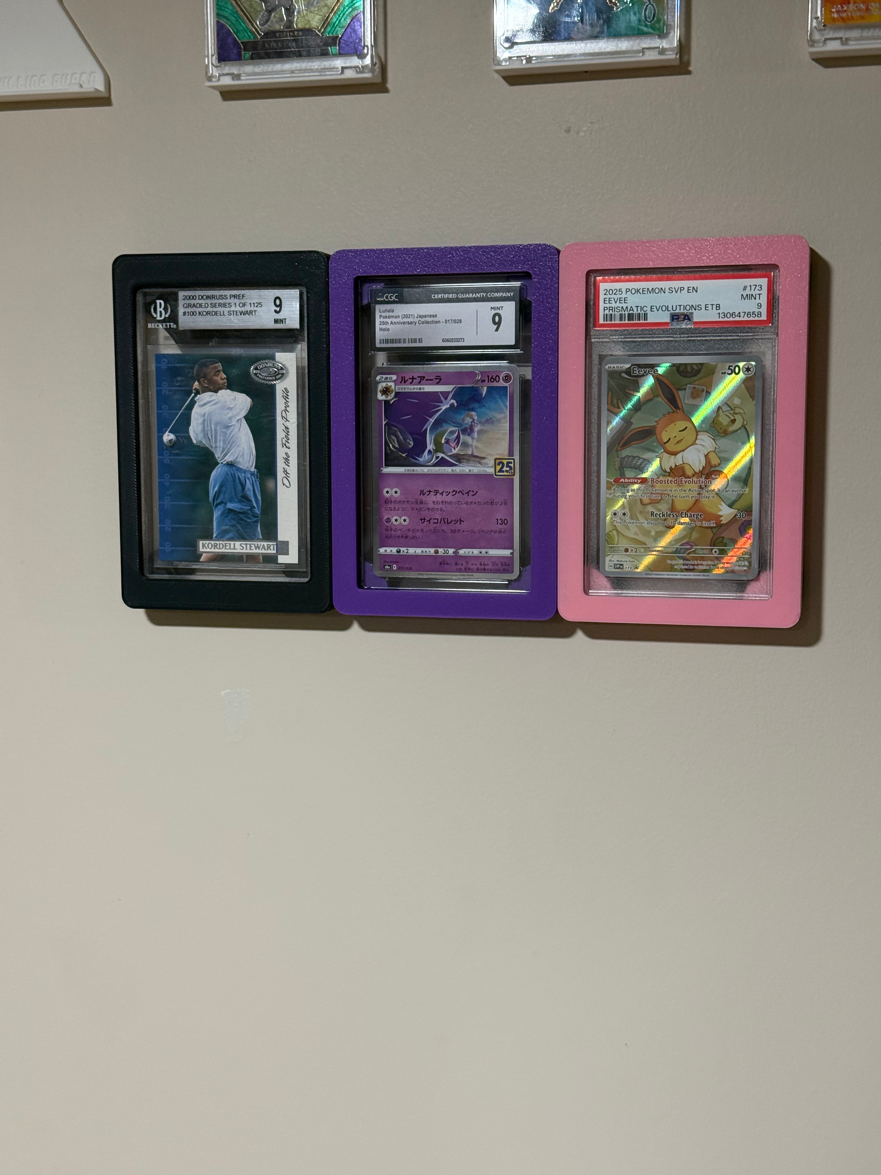 Modular Graded Card Display - Infinitely Expandable Card Displays for Graded Cards