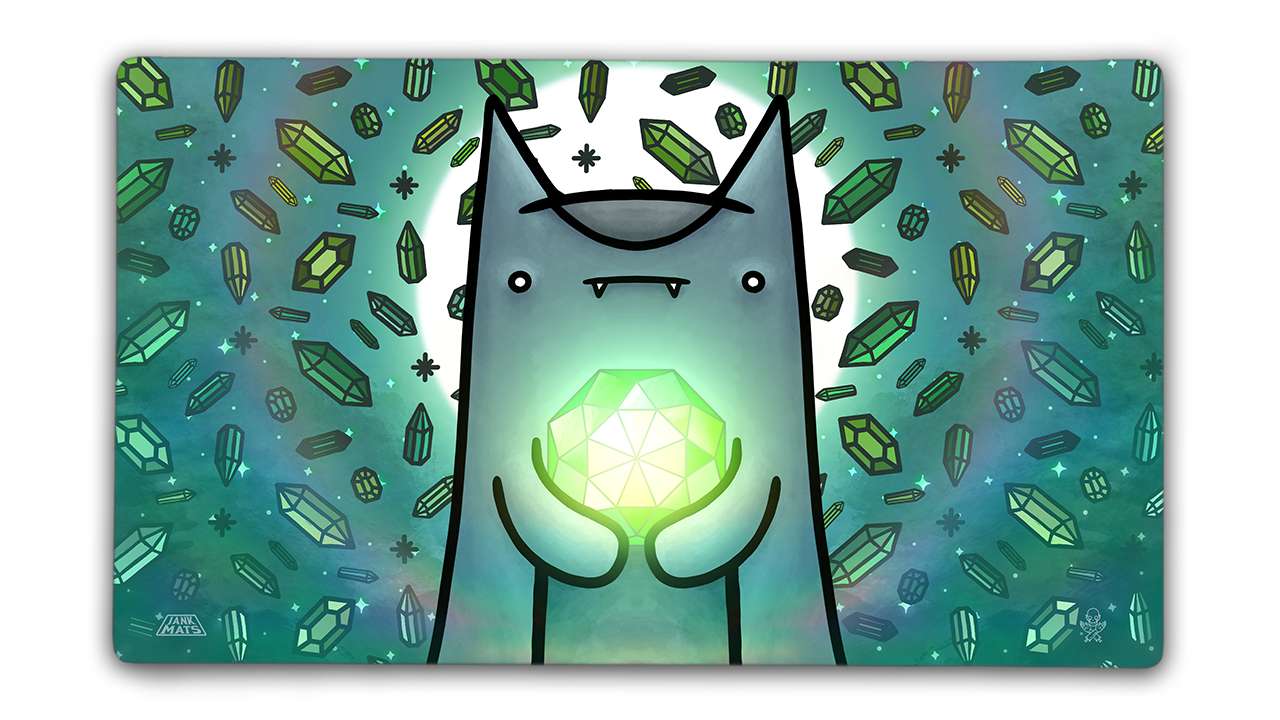 Nox Mortua Green Treasure Playmat