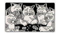 Cat Game Night Playmat