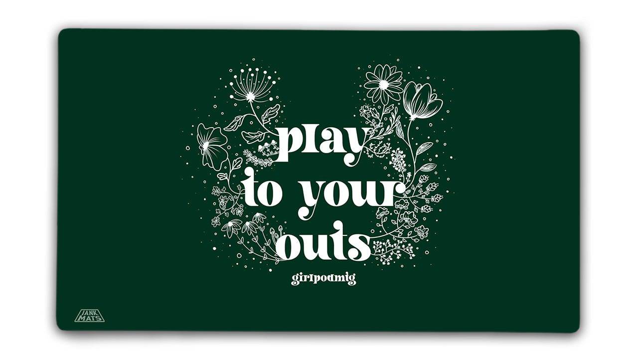Girl Pod Green Playmat