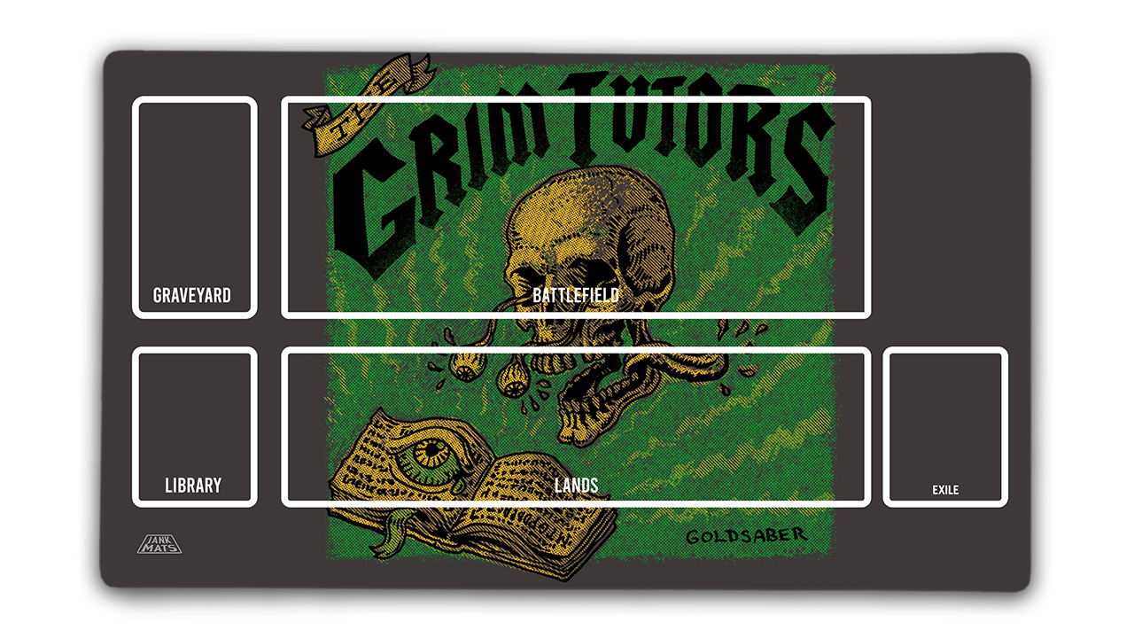 Grim Tutors Learn to Play MTG Playmat